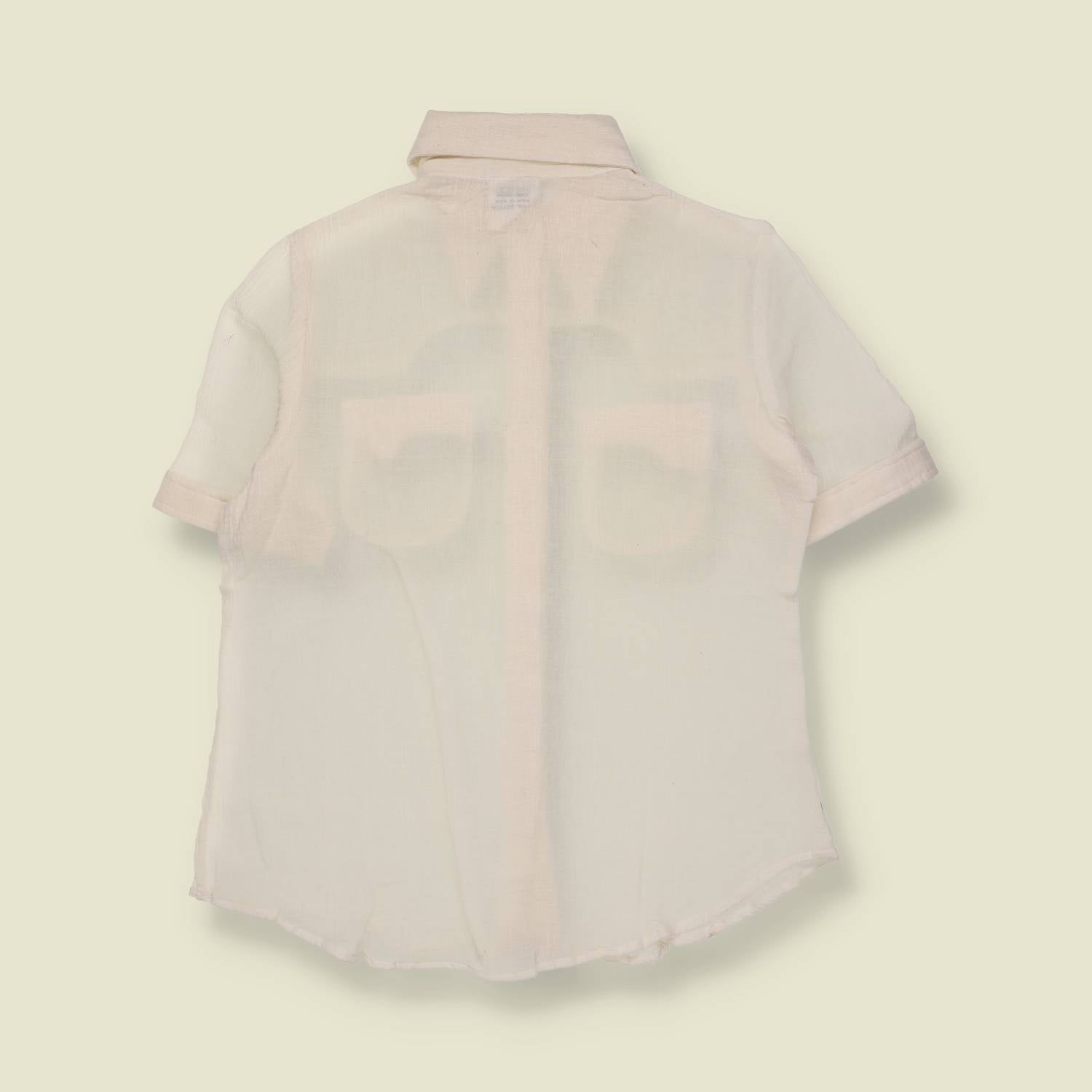 1970s | City Swingers | Deadstock Blouse | White - 12