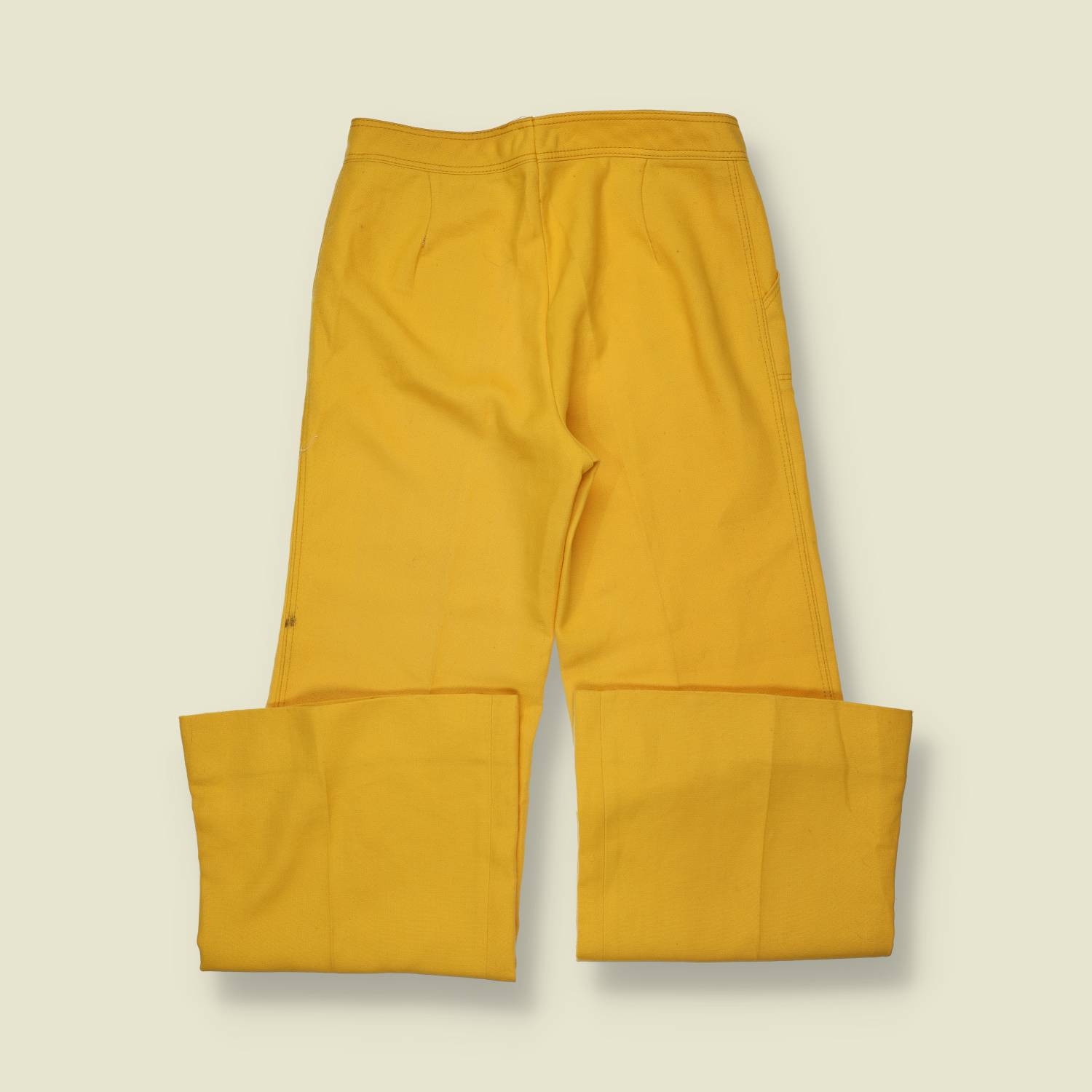 1970s | Flared Trousers | Yellow - w28