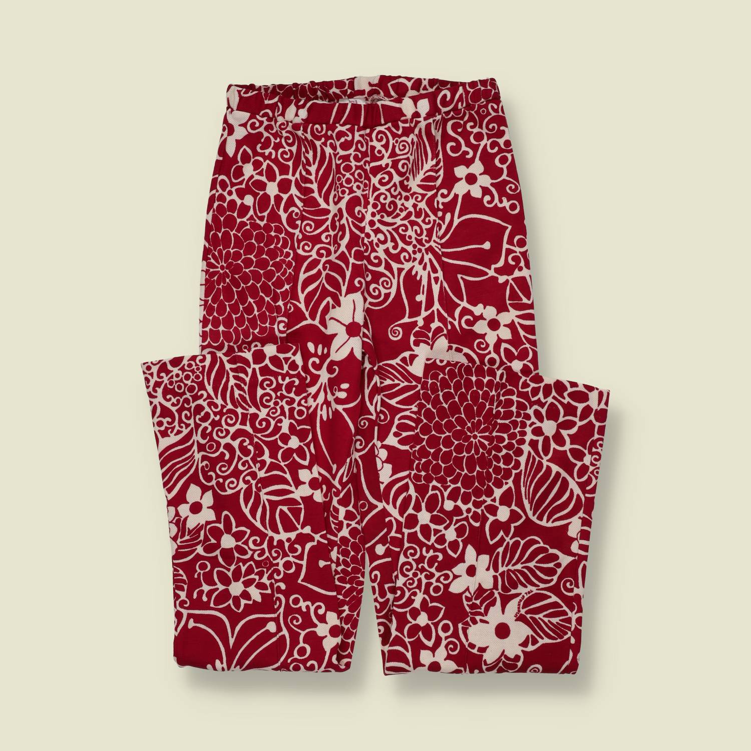 1970s | TGL | Deadstock Trousers | Red Floral - w26