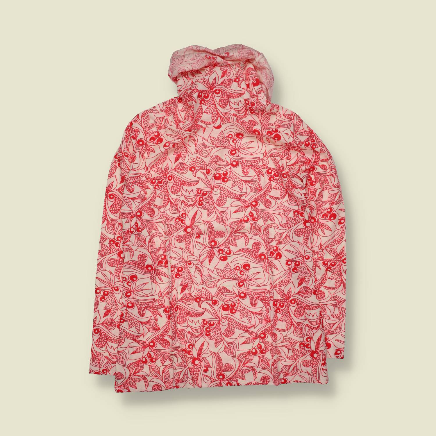 1970s | TGL | Deadstock Blouse | Pink Floral Print - 10