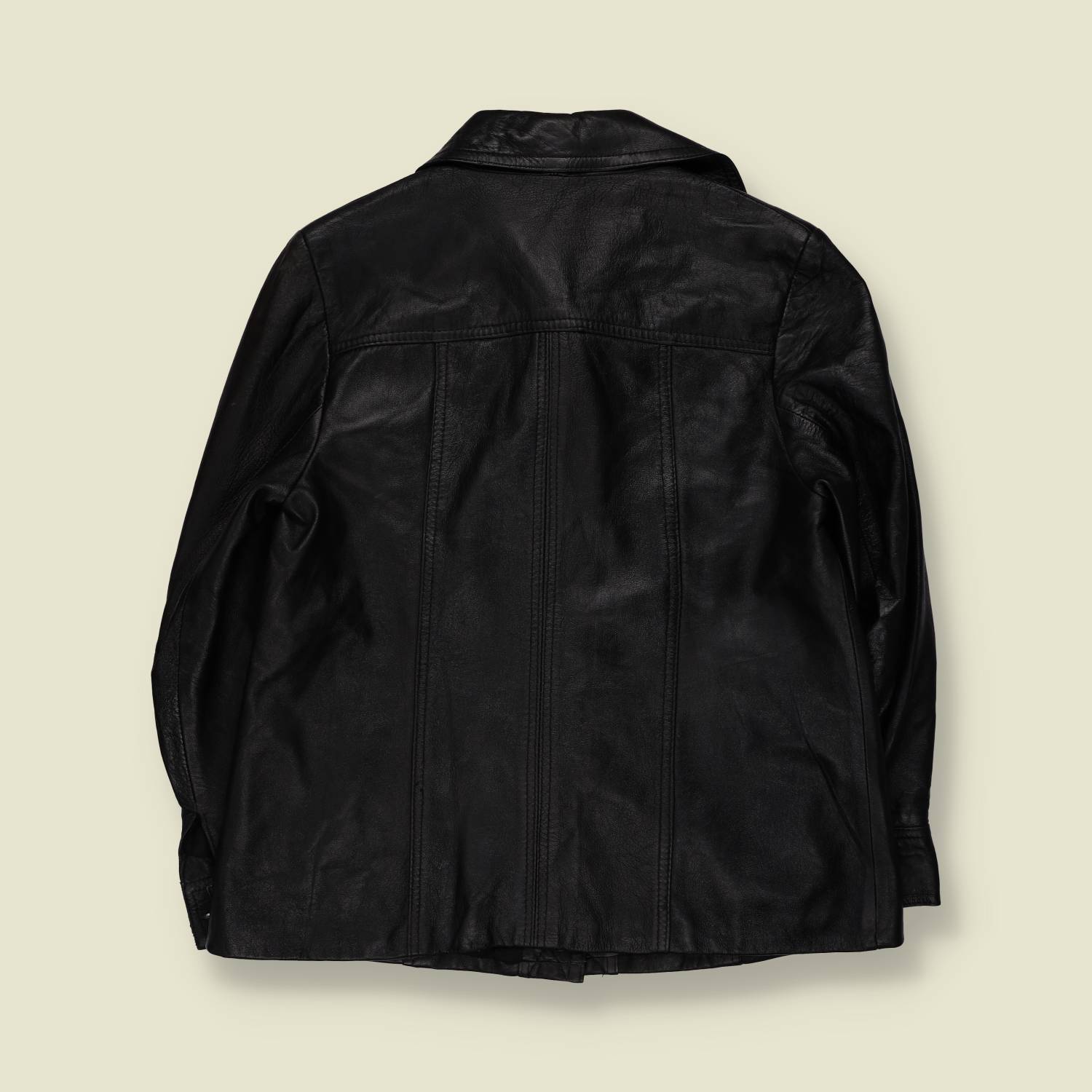 1970s | Leather Jacket | Black - 14