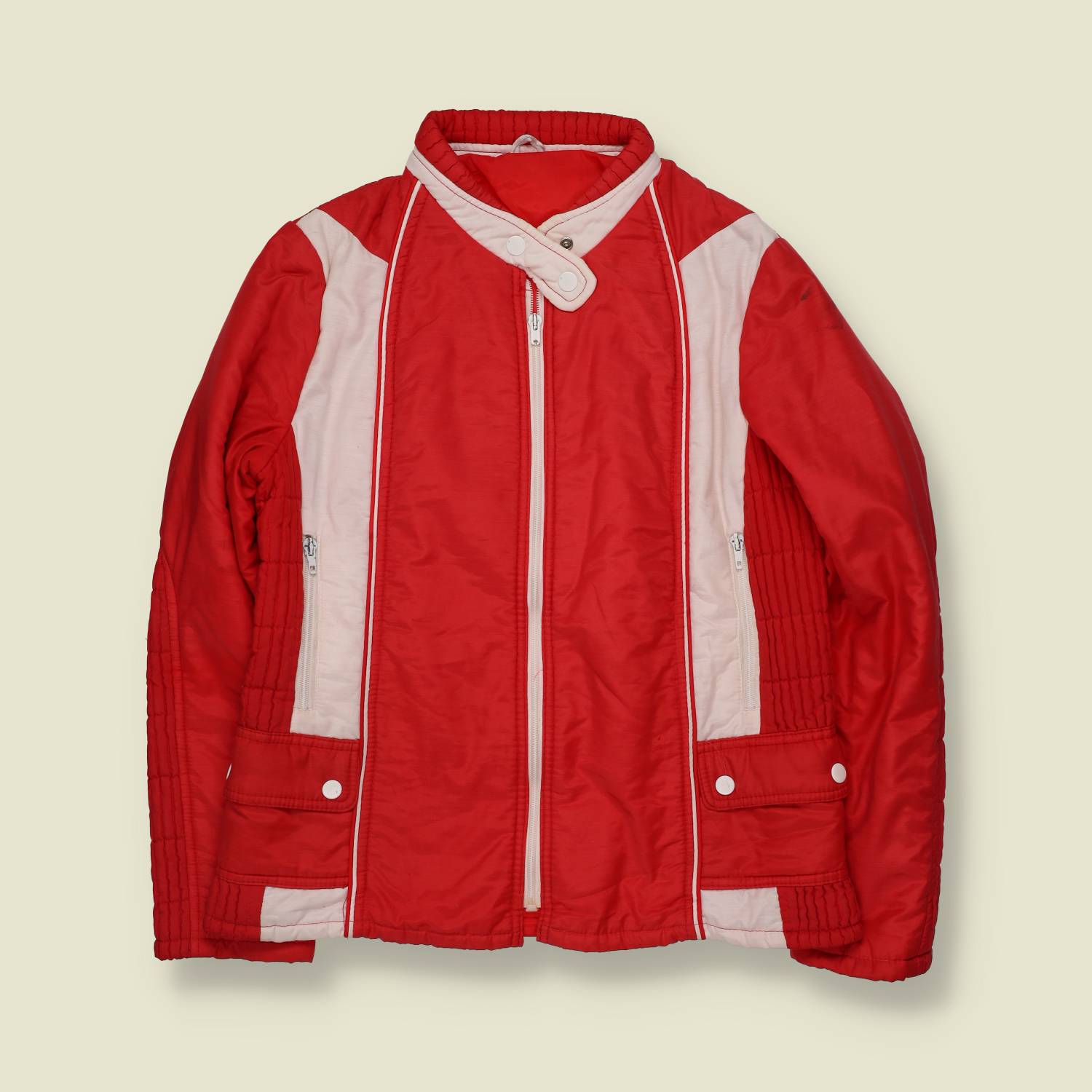 1970s | Zip Up Ski Jacket | Red - 12