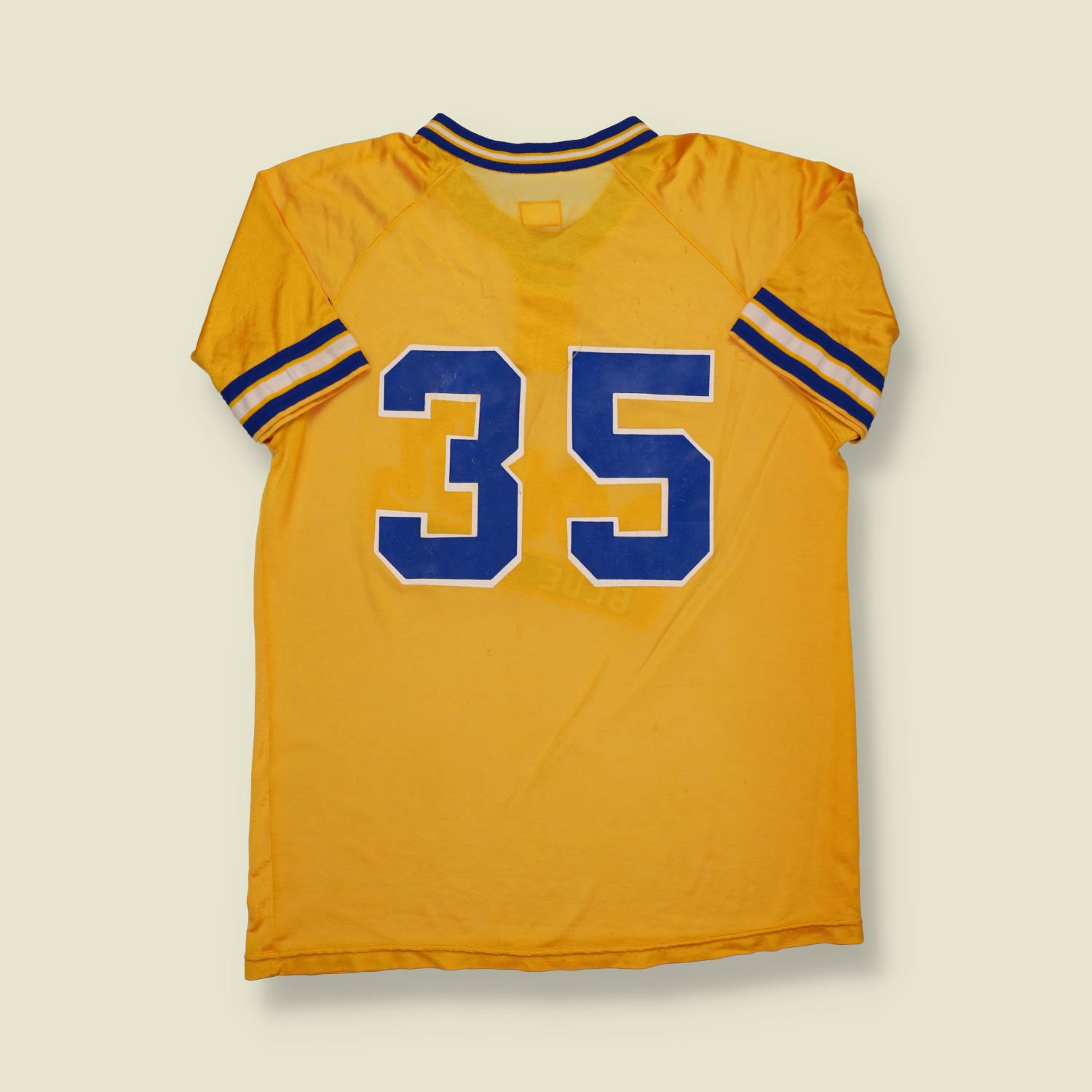 1960s/1970s | Wilson | “South Blue Devils” Jersey – Gold & Blue - S/M