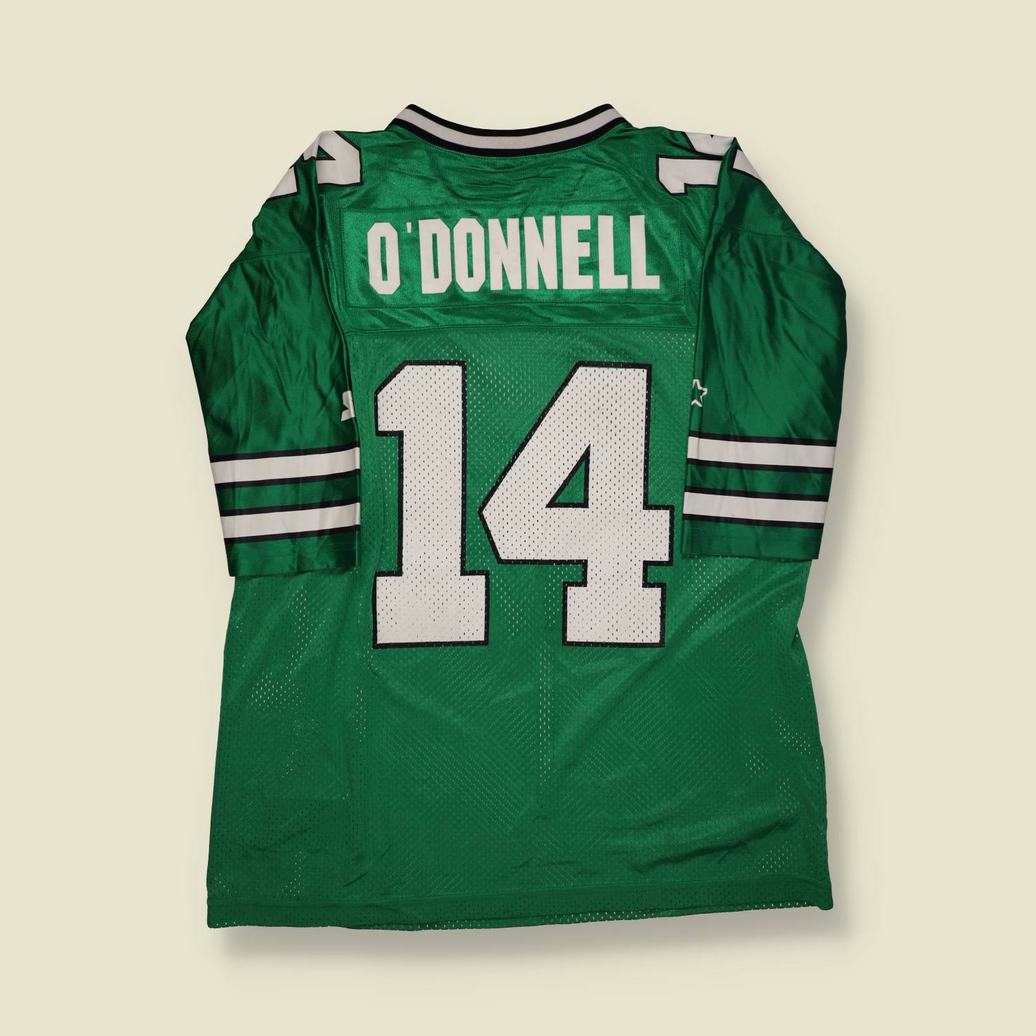 1995 | Starter | #14 Mesh Football Jersey – Green & White - XL