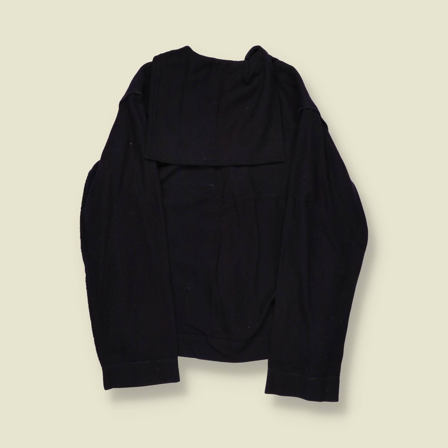 1950s | U.S. Navy | Wool Watch Hoodie – Black - S
