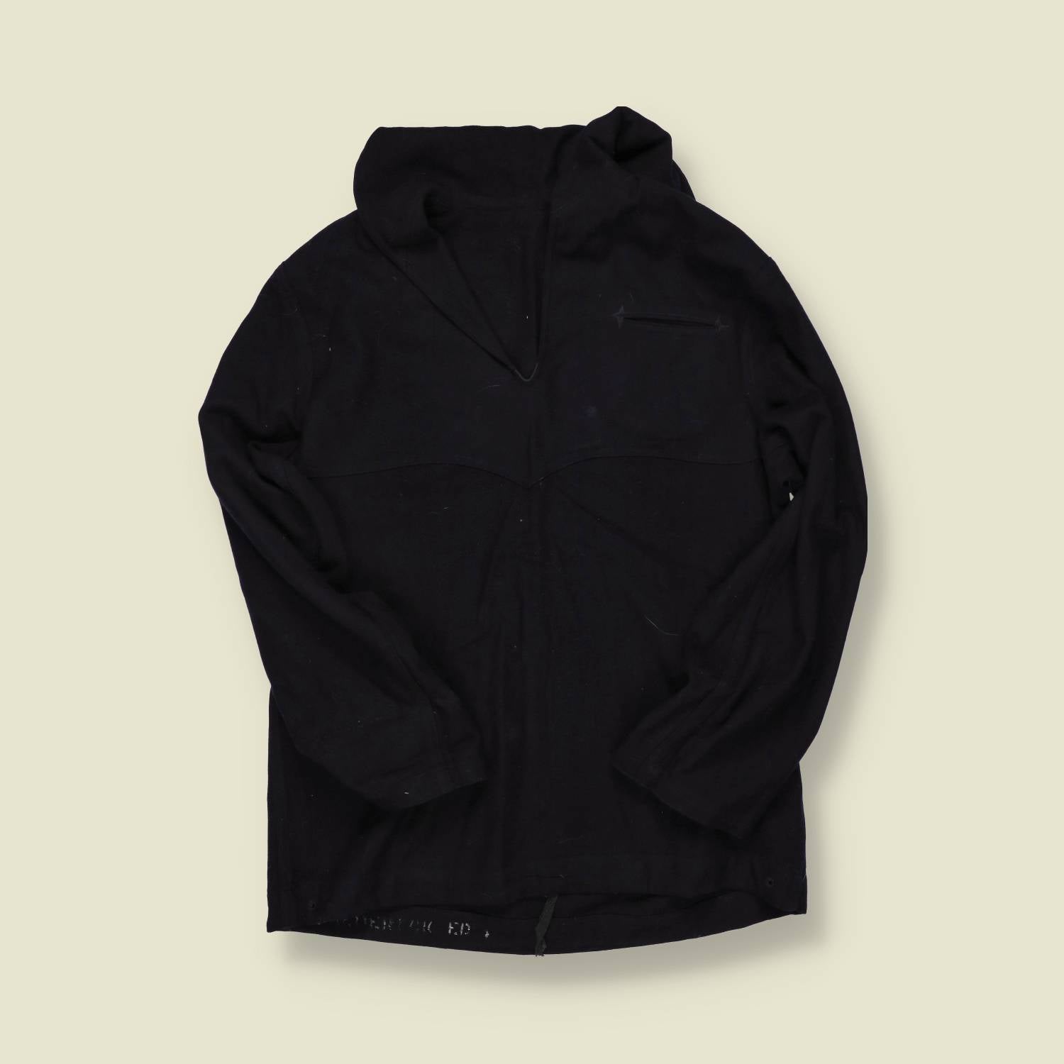 1940s US Navy Winter Pullover – Black Wool - S