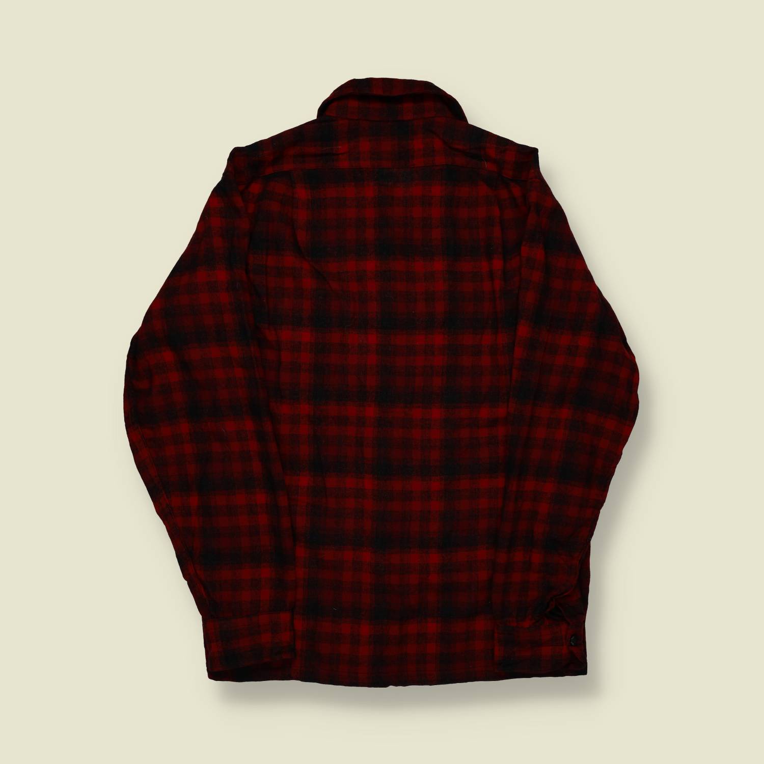 1970s | Pendleton | Wool Board Shirt – Red/Black Shadow Plaid - S/M