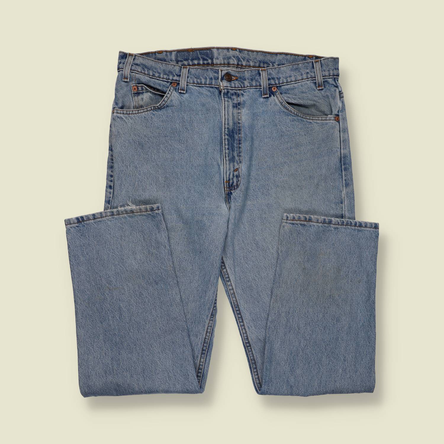 1980s | Levi’s Orange Tab 505 | Made in USA – Light Wash - w36