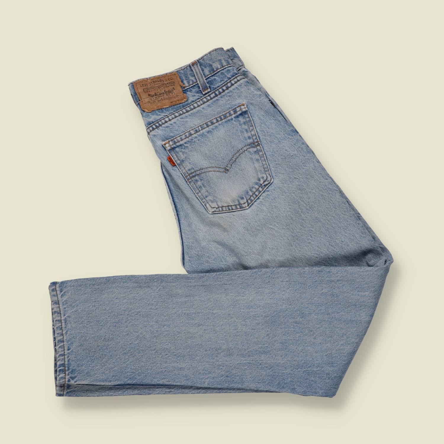 1980s | Levi’s Orange Tab 505 | Made in USA – Light Wash - w32