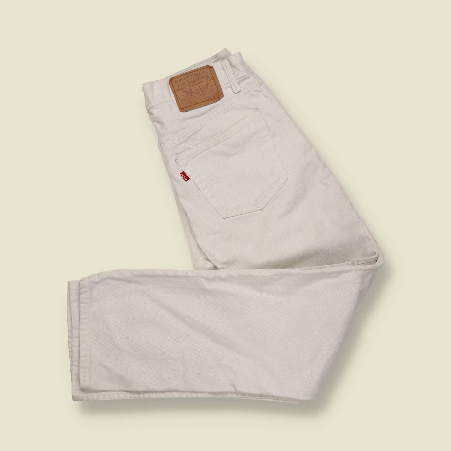 1960s | Levi’s | Big E 501 – White Denim - w28