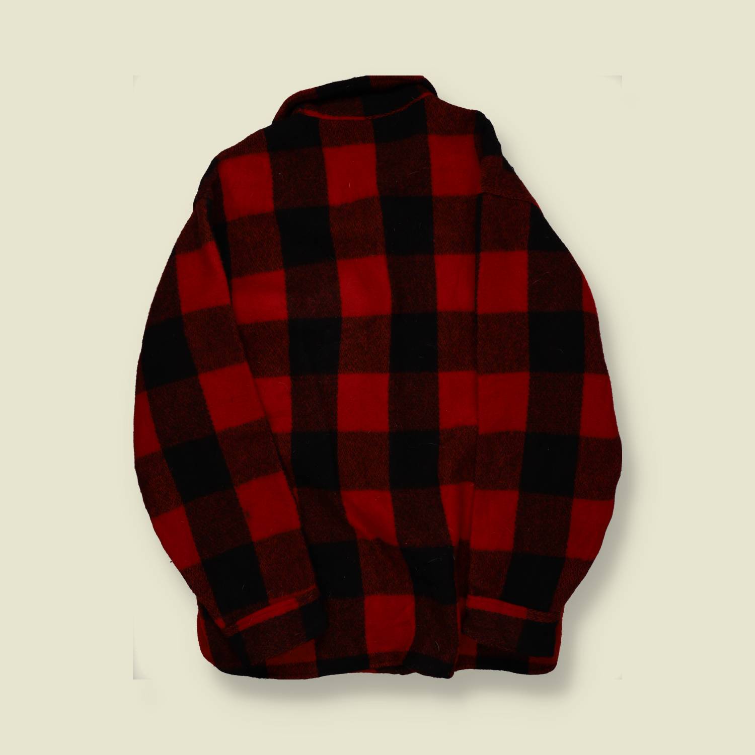 1970s | Woolrich | Made in USA | Wool Jac-Shirt – Red/Black Buffalo Check - XL/XXL