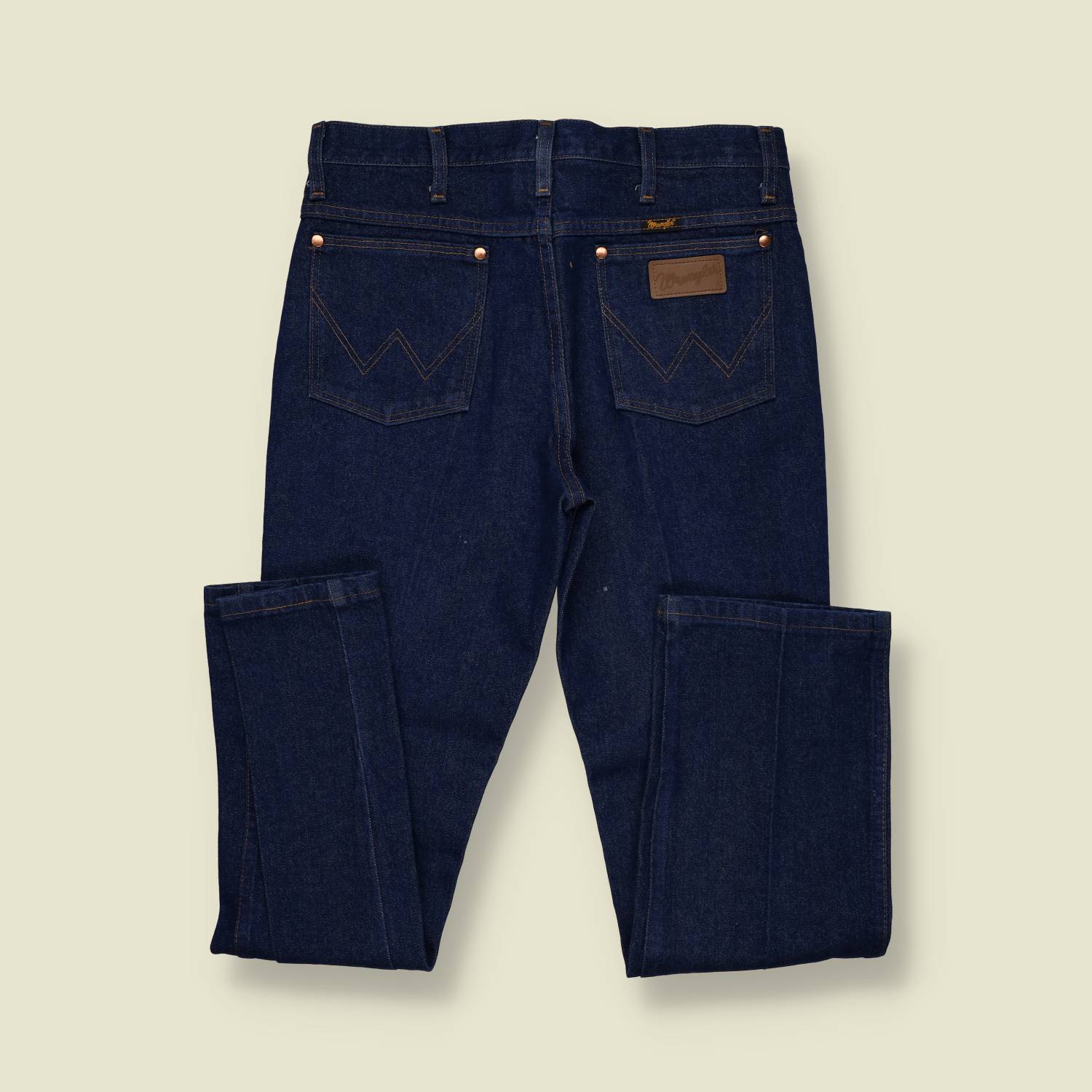 1970s-80s| Wrangler | Cowboy Cut 13MWZ Denim – Dark Indigo - w32