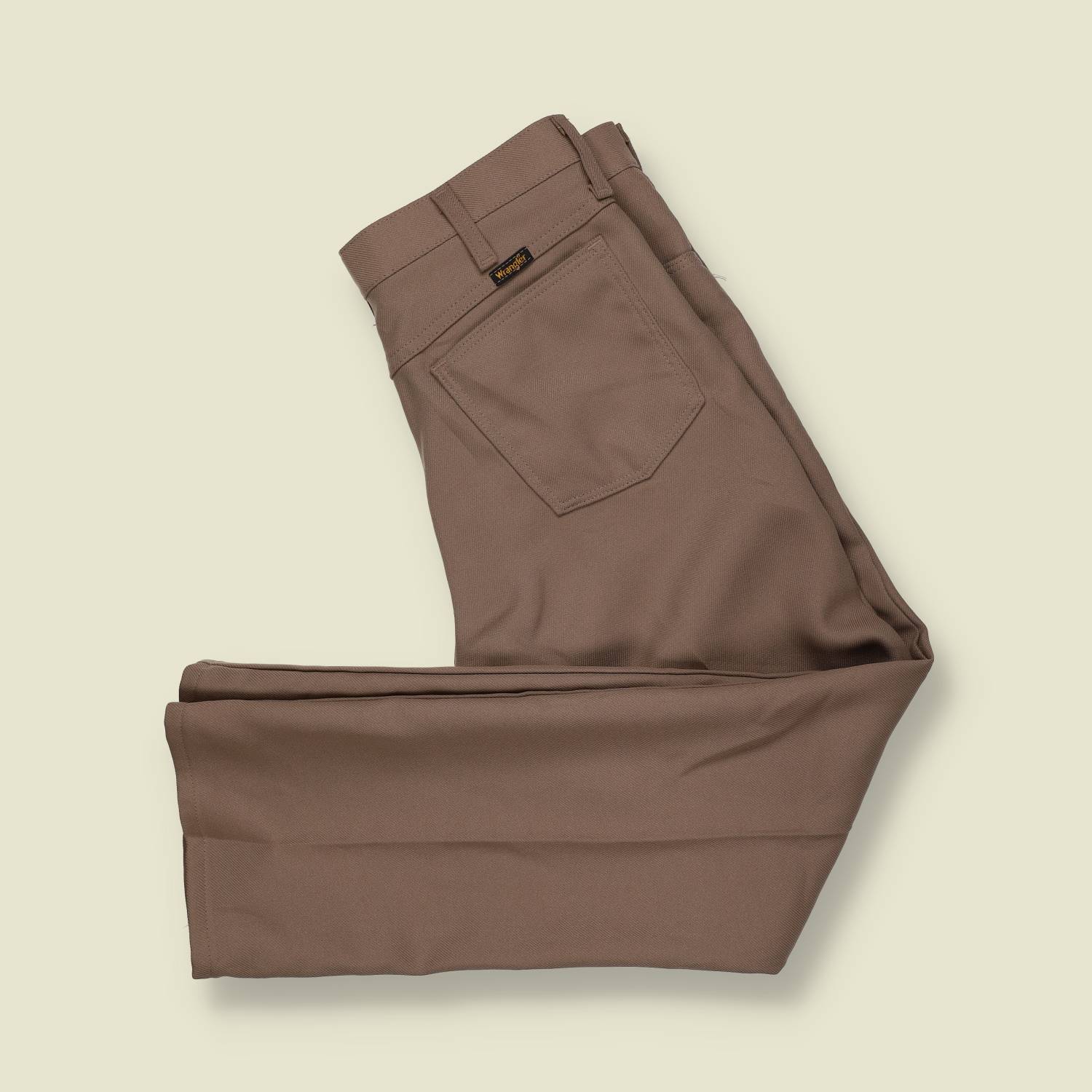 1970s/80s | Wrangler | Work Pants – Brown Twill - w32