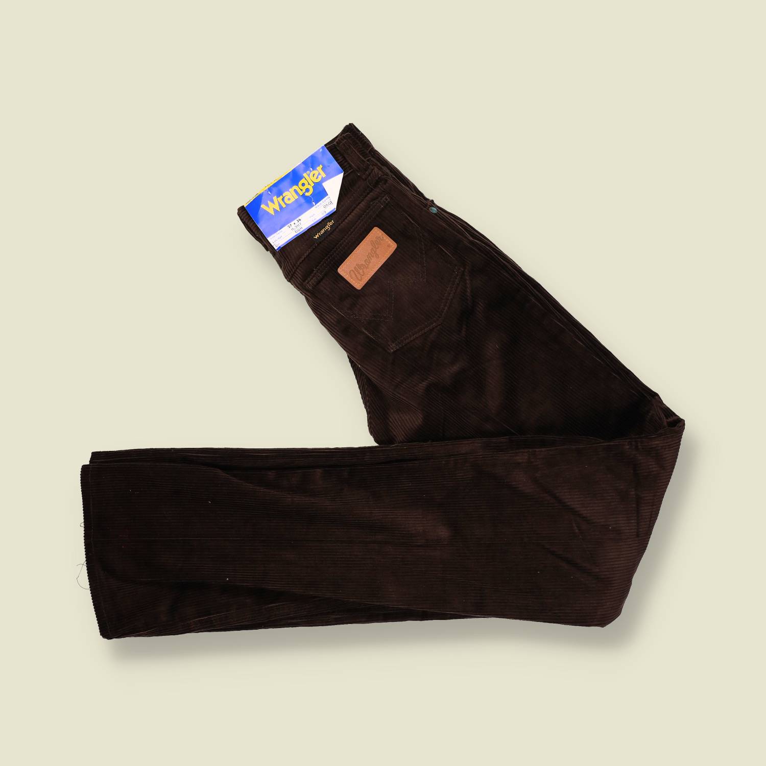 1970s | Wrangler | Deadstock Corduroy Trousers – Brown - w24"