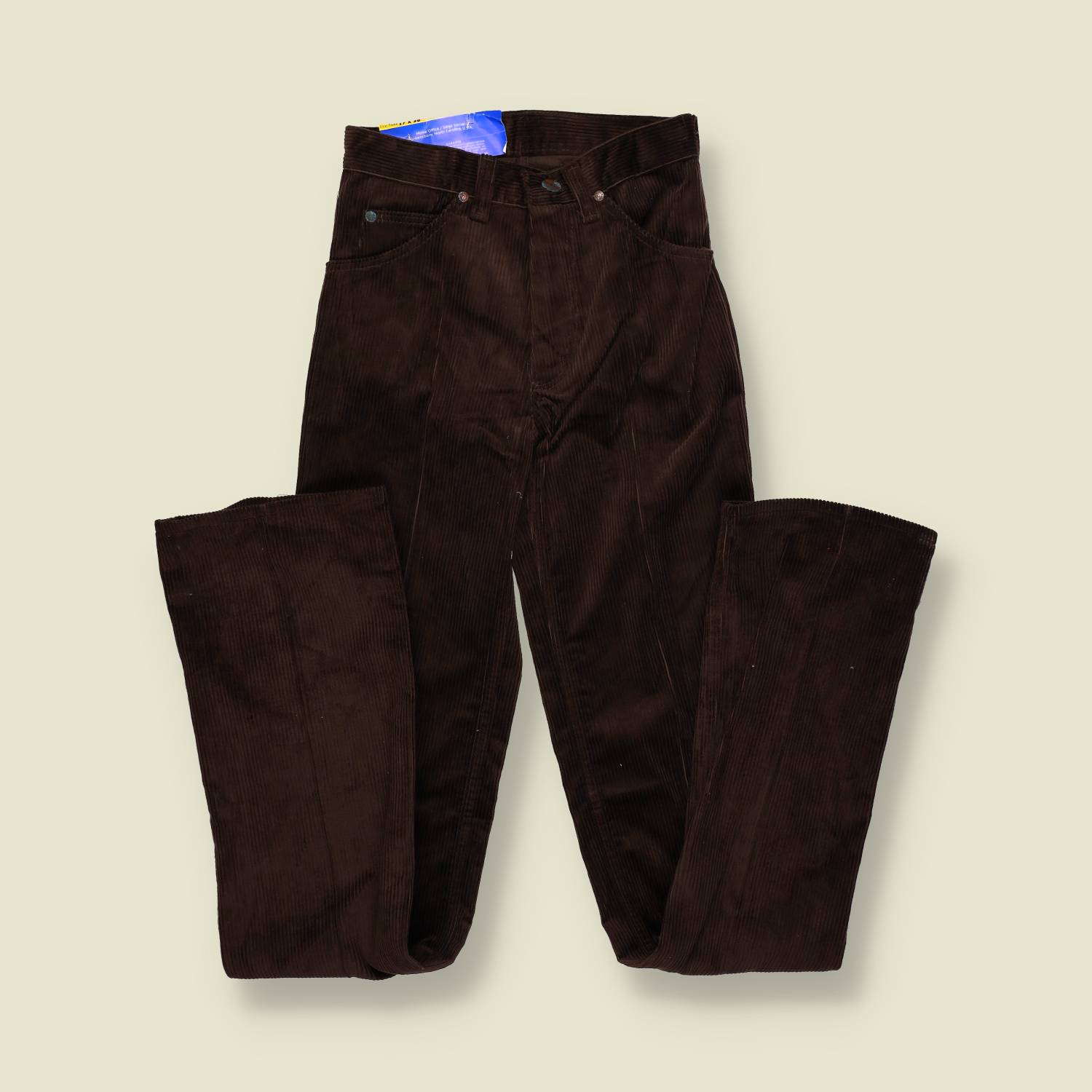 1970s | Wrangler | Deadstock Corduroy Trousers – Brown - w24"