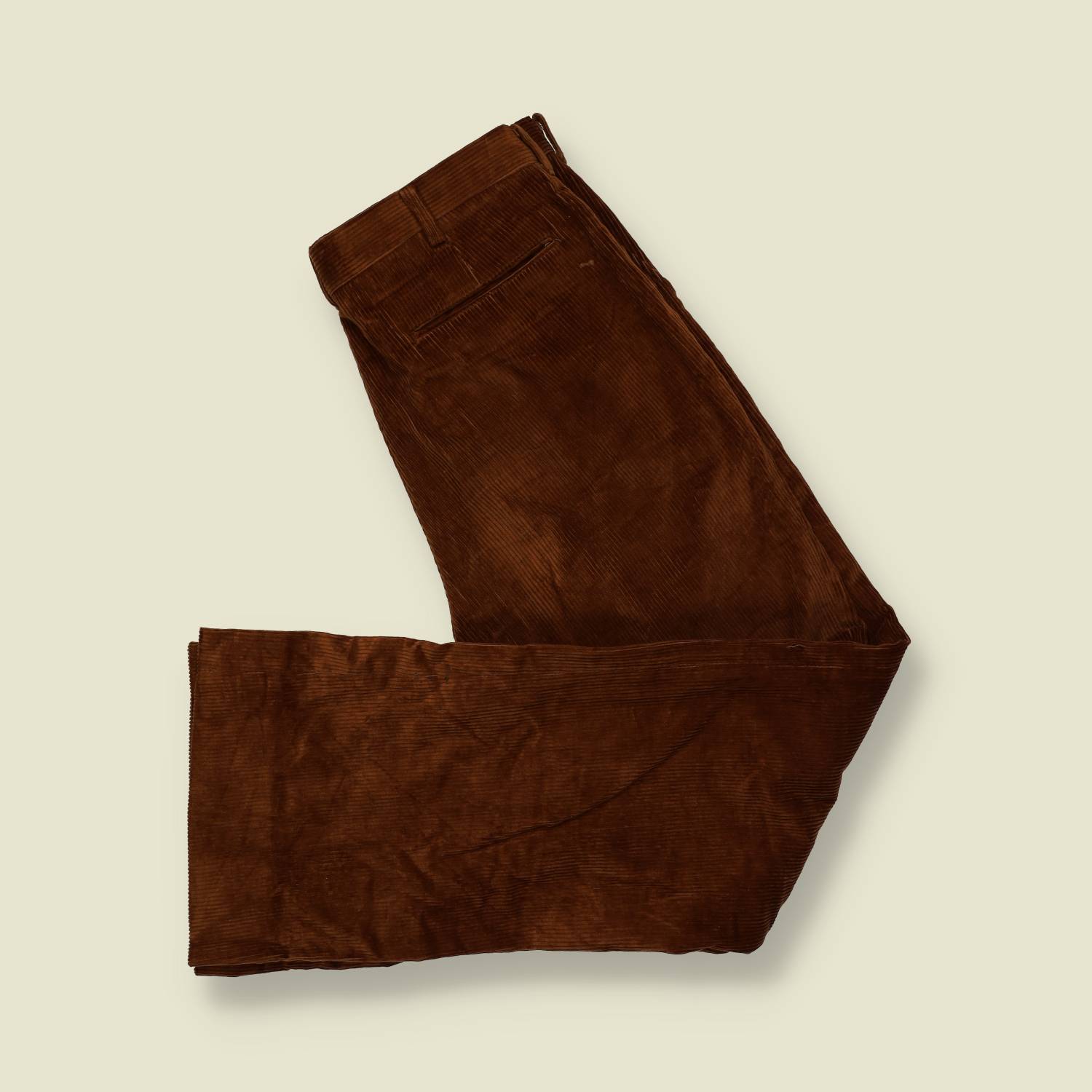 1970s | Sears | Corduroy Flares – Brown - w32