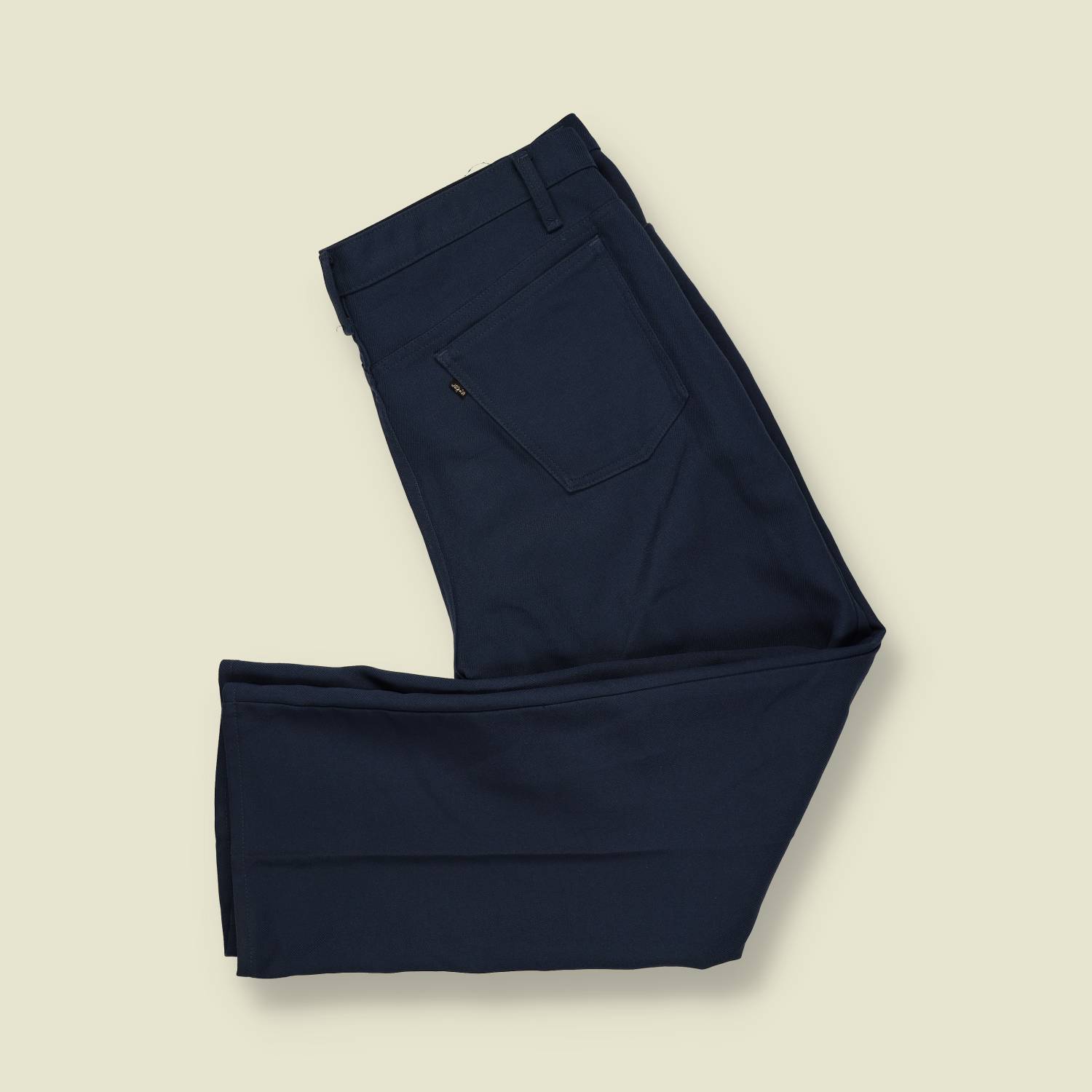 1970s | Levi’s Black Tab | Poly-Cotton Trousers – Navy - w30