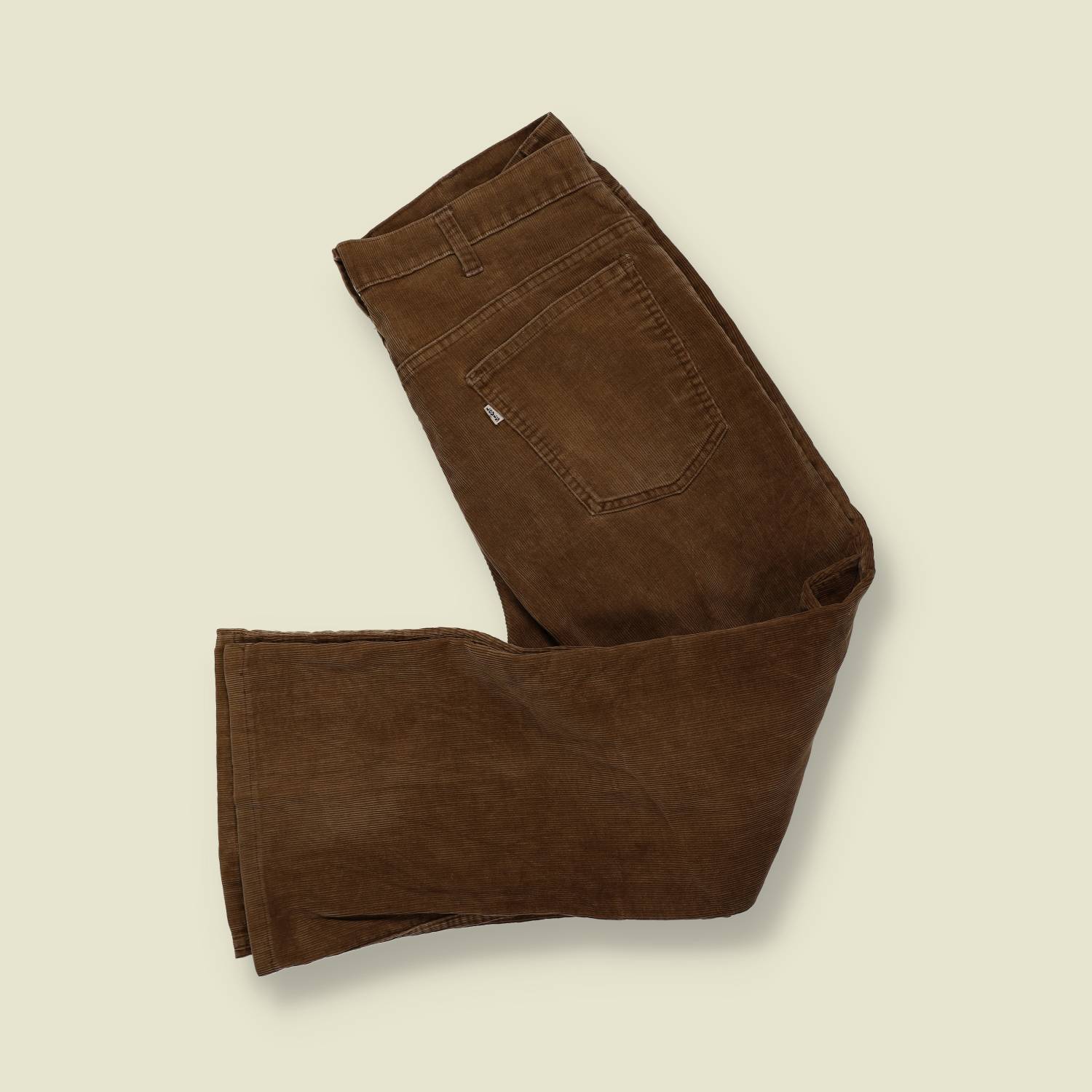 1970s | Levi’s White Tab | Corduroy Trousers – Brown - w32