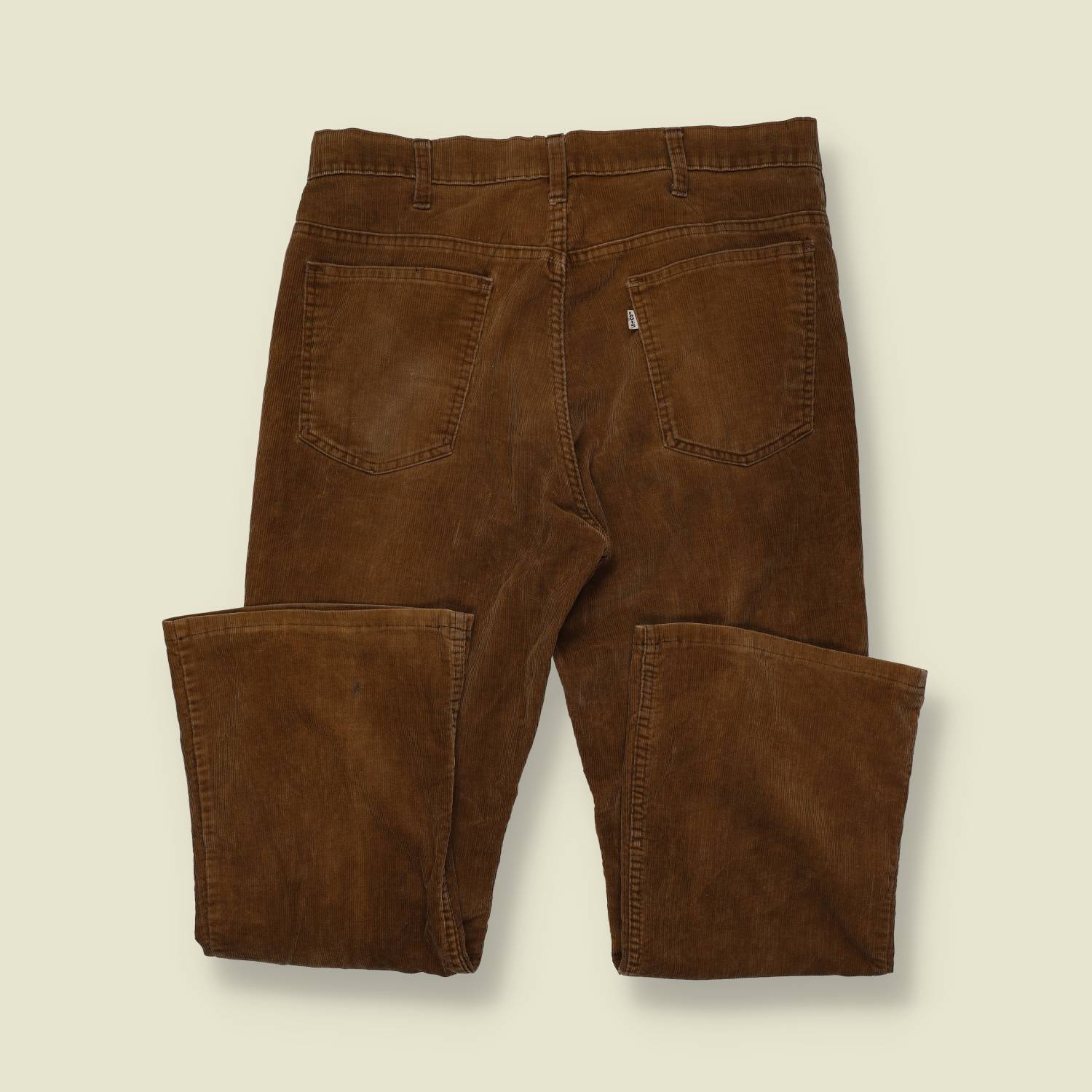 1970s | Levi’s White Tab | Corduroy Trousers – Brown - w32