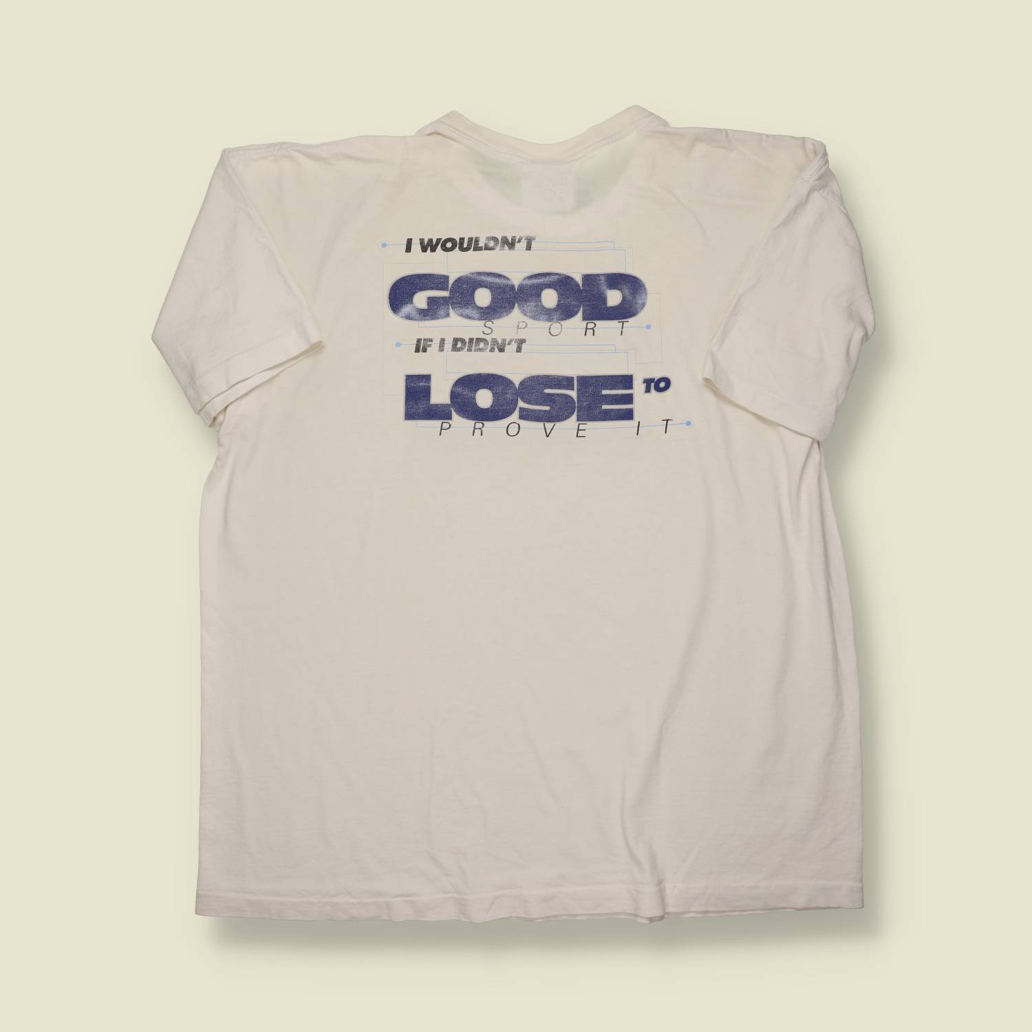 1980s | Aussie T Company | Made in Australia | “Winner / Good Sport” Tee – White - XL