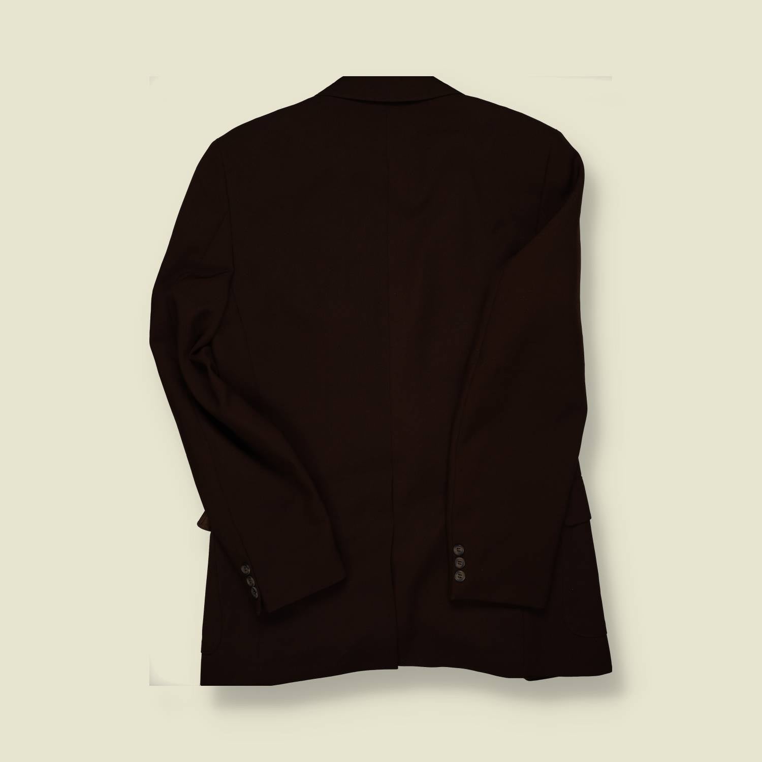 1970s/1980s | Levi’s | Tailored Wool Blend Blazer – Dark Chocolate Brown - M