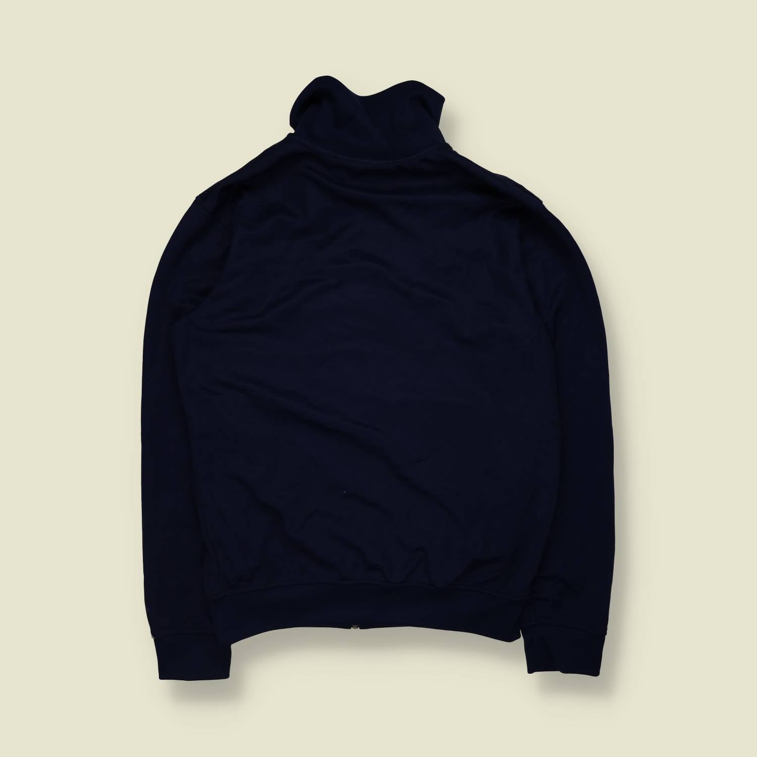 2000s | Adidas Originals | Navy Argyle Print Track Jacket - M