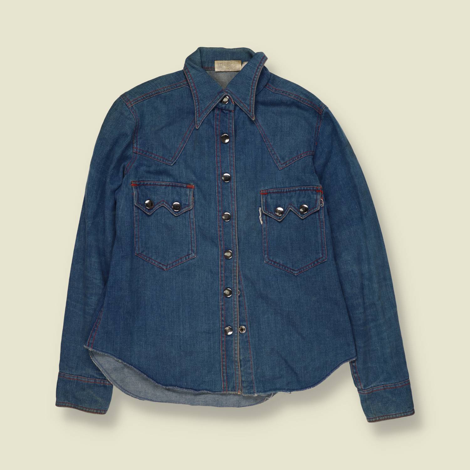 1970s | Denim Western Shirt - 10