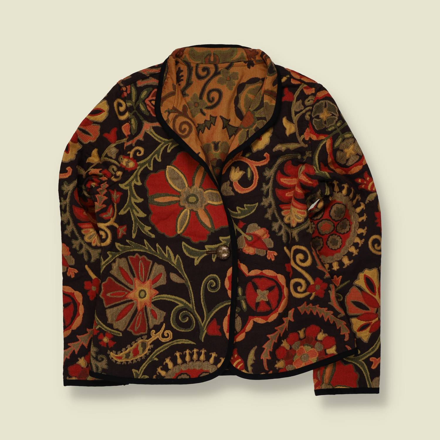 1980s | Tapestry Print Jacket | Multi - 12