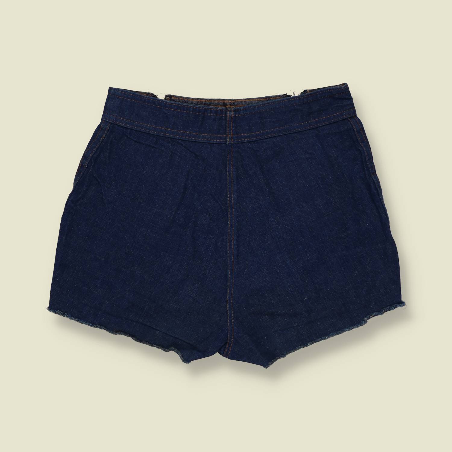 1970s | Cut Off Denim Shorts | Indigo - w29