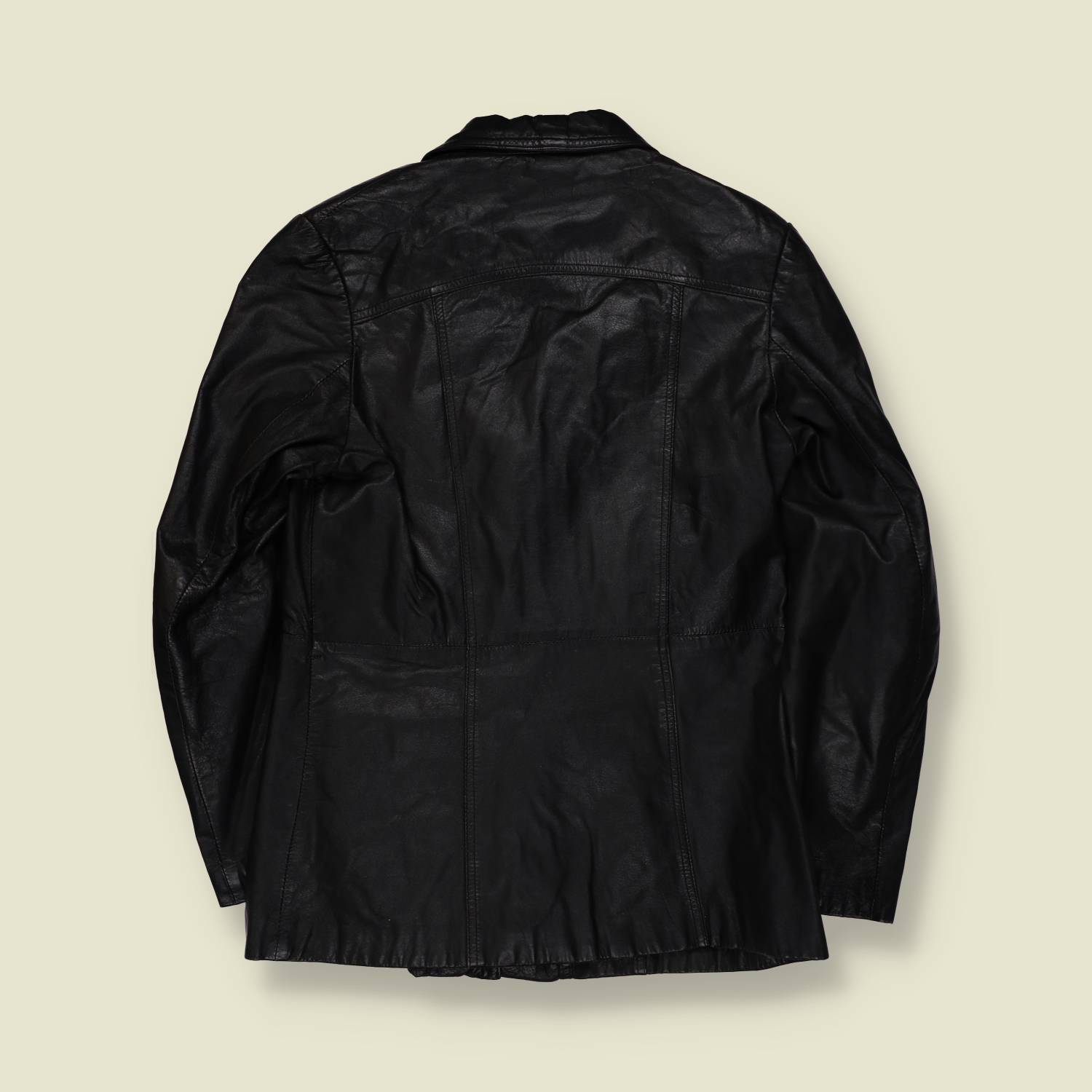 1990s | Montana | Leather Jacket | Black- 8