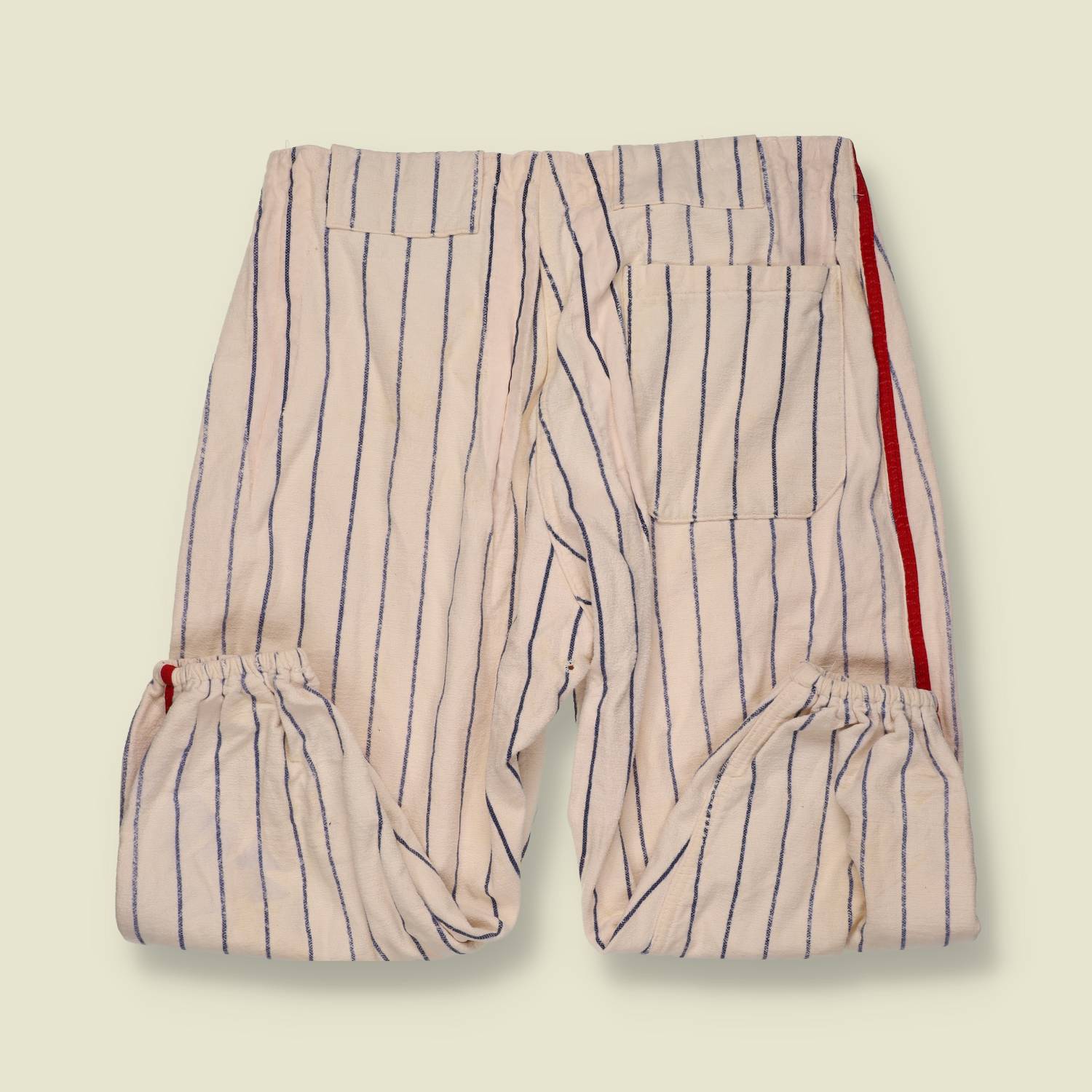 1950s | Unbranded | Baseball Pants | Pinstripe Wool – w32