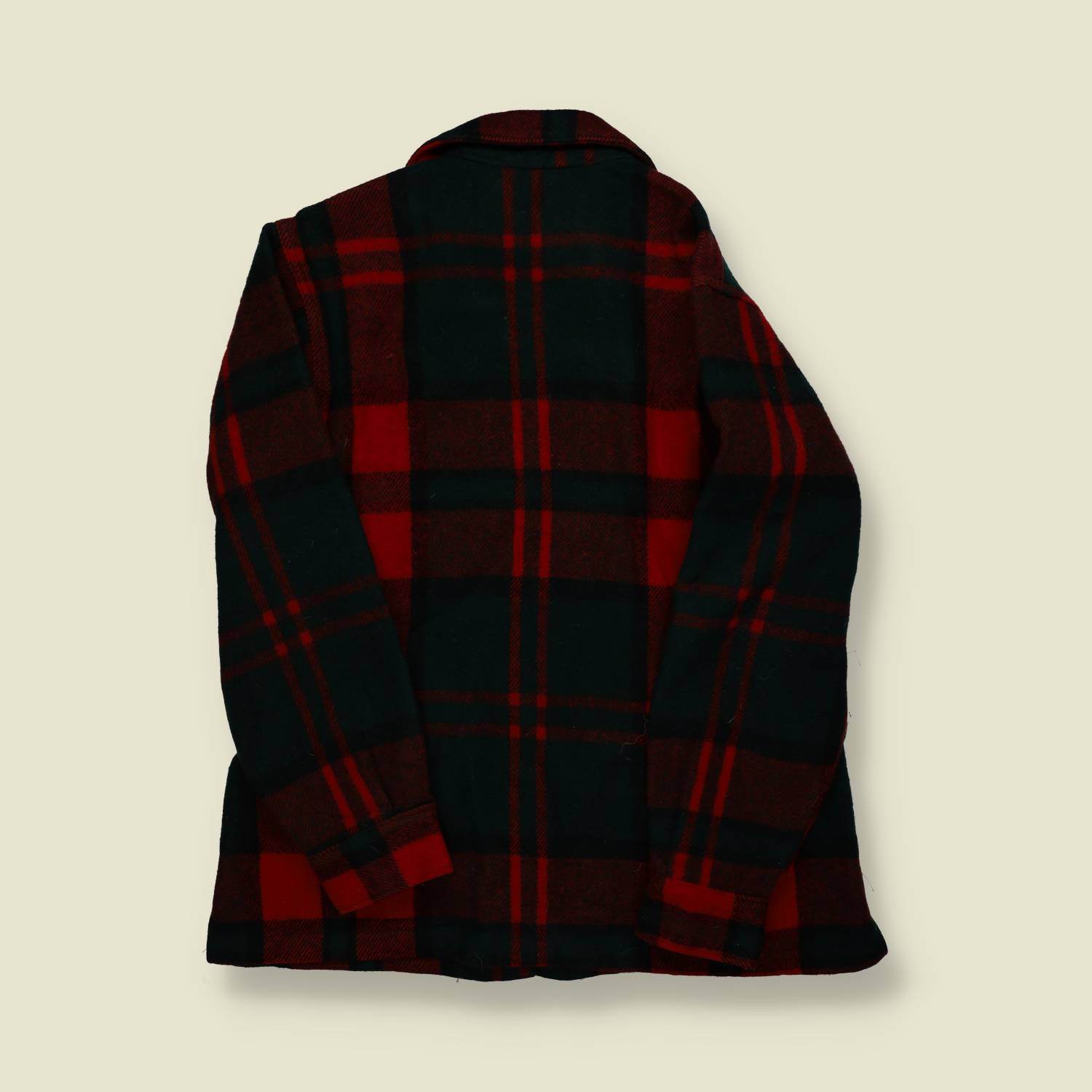 1970s | Unbranded (Possibly Woolrich) | Wool Shacket | Buffalo Plaid – XL