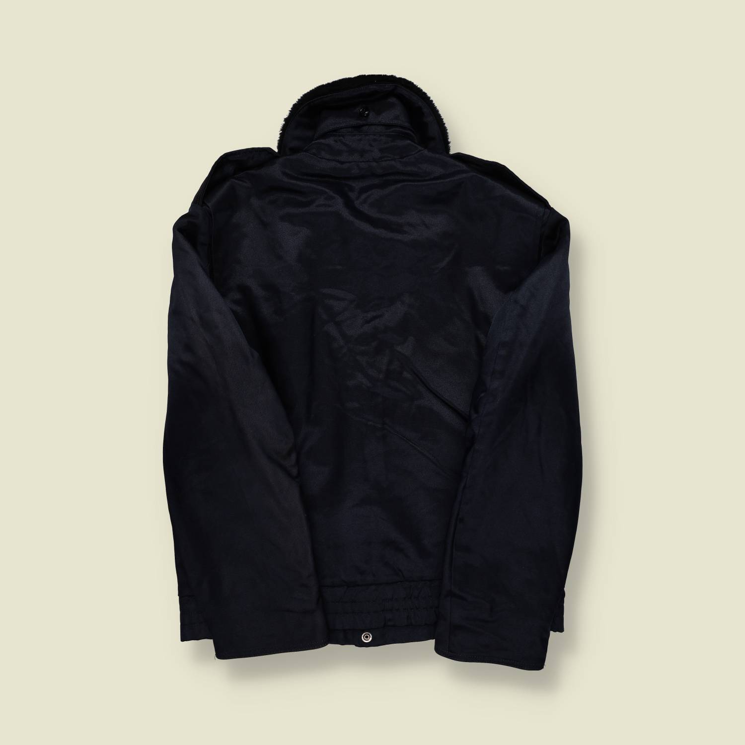 1970s | Unbranded | Police Style Jacket | Black – L