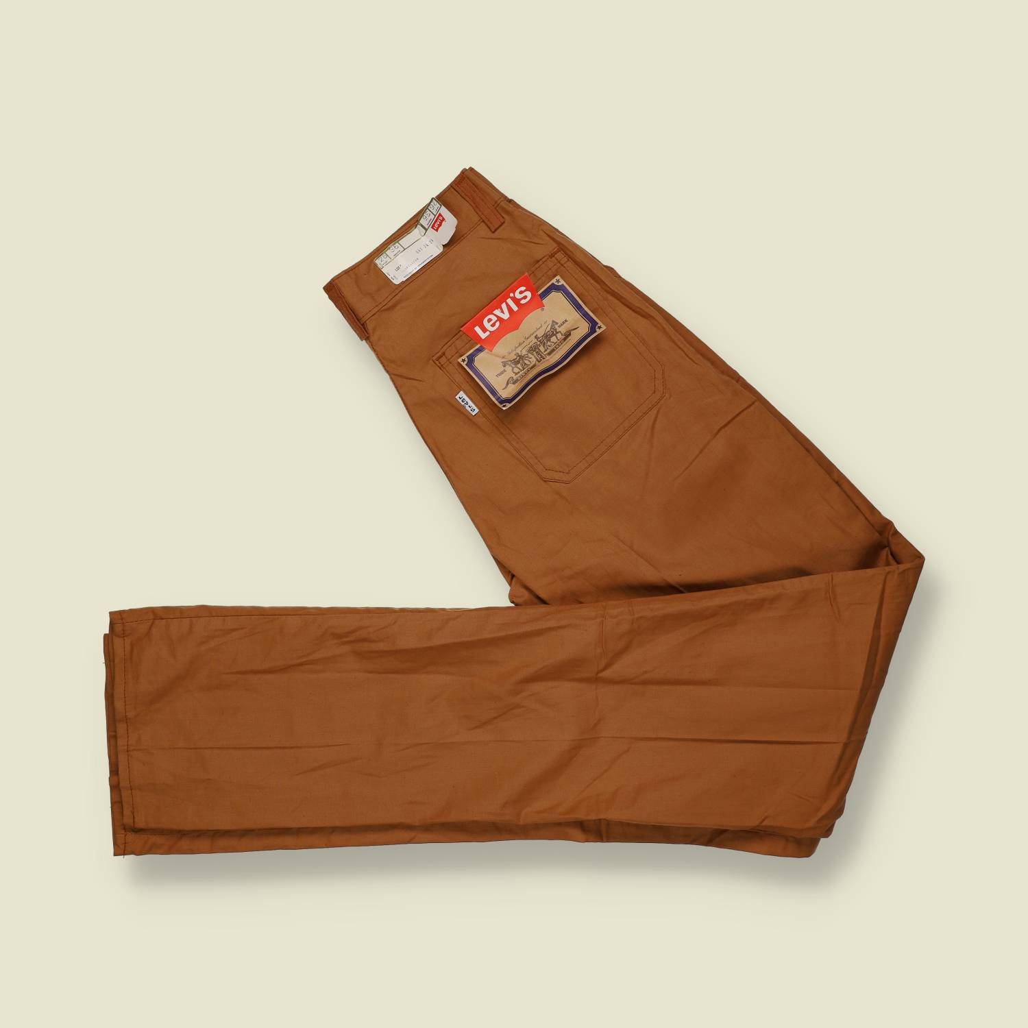1970s | Levi’s | Deadstock | Lightweight Chino Trousers | Brown – w24