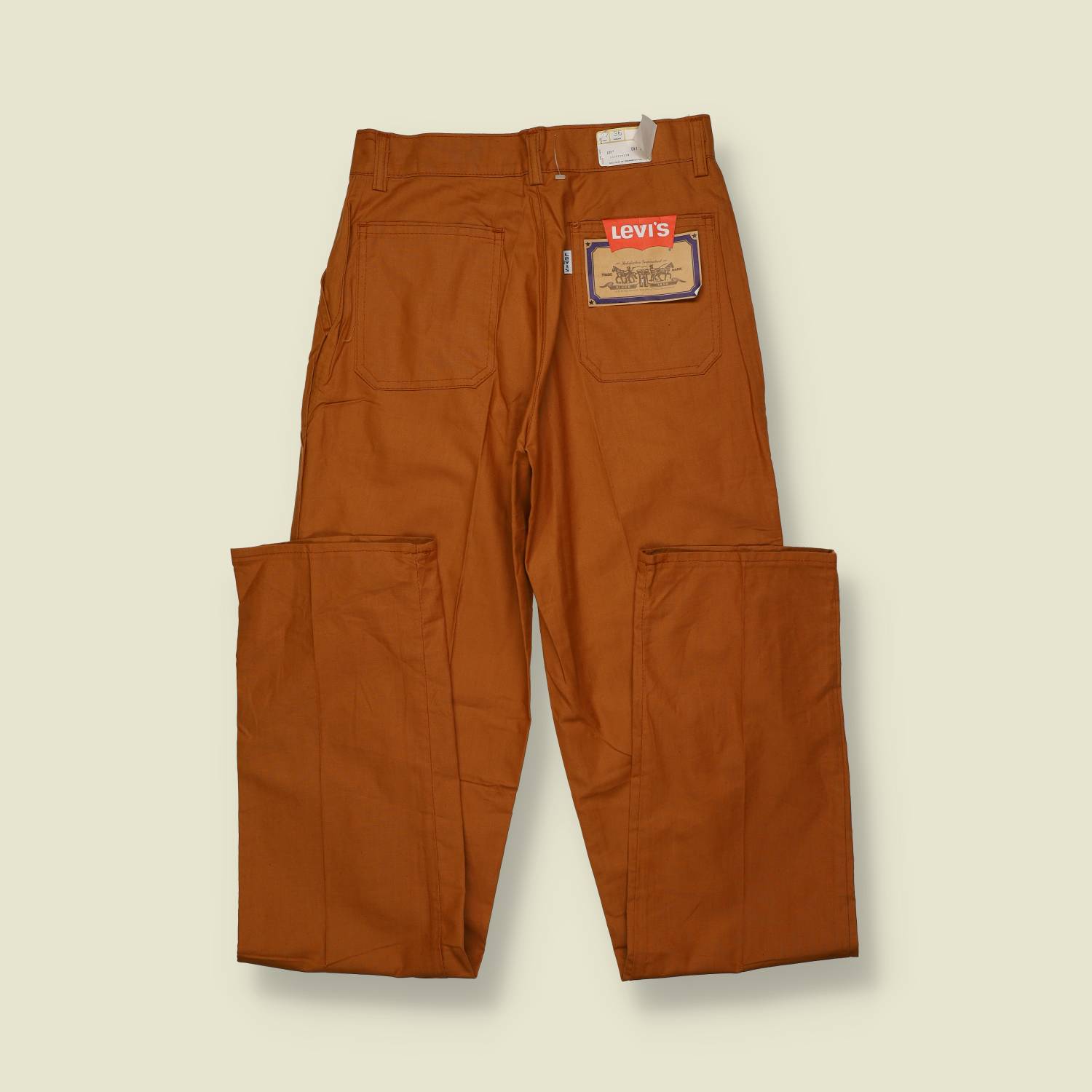 1970s | Levi’s | Deadstock | Lightweight Chino Trousers | Brown – w27
