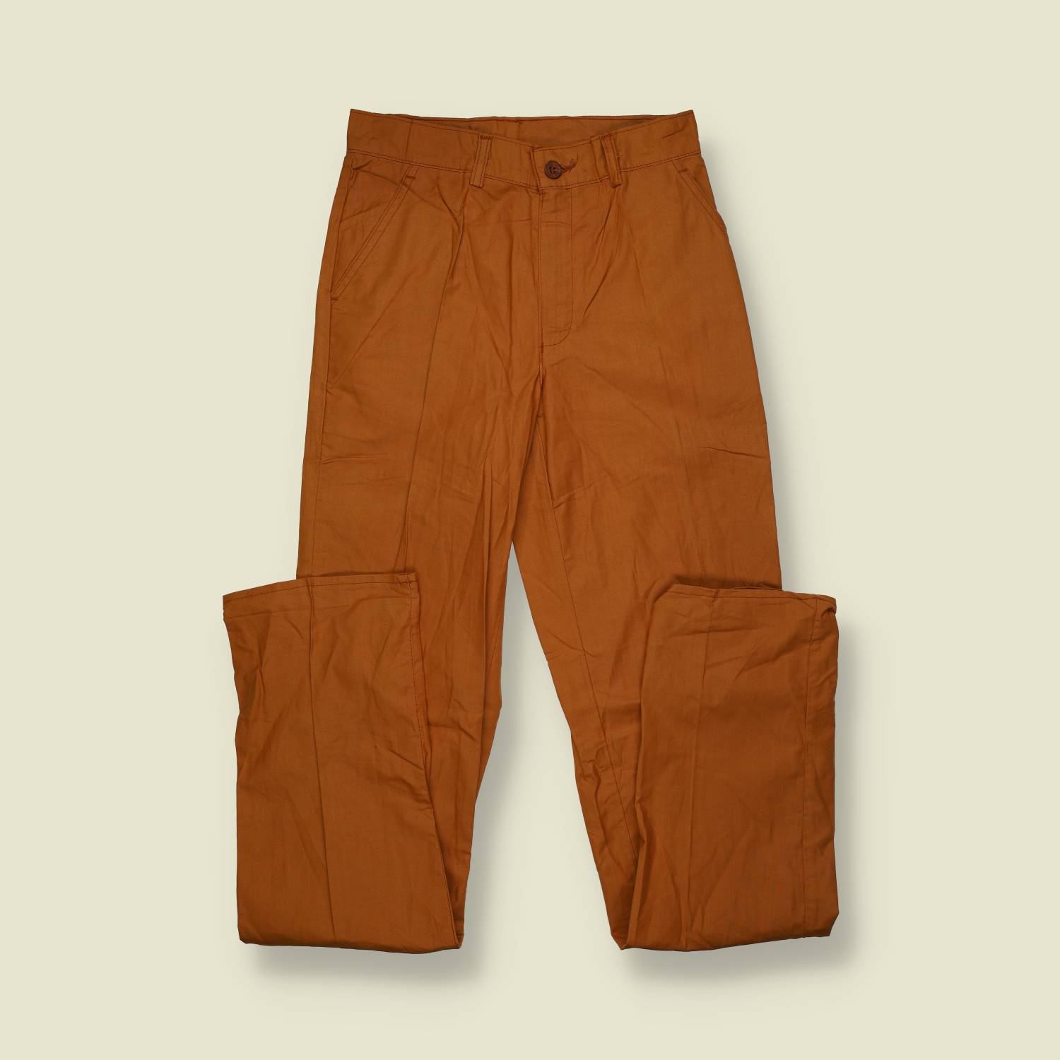 1970s | Levi’s | Deadstock | Lightweight Chino Trousers | Brown – w27