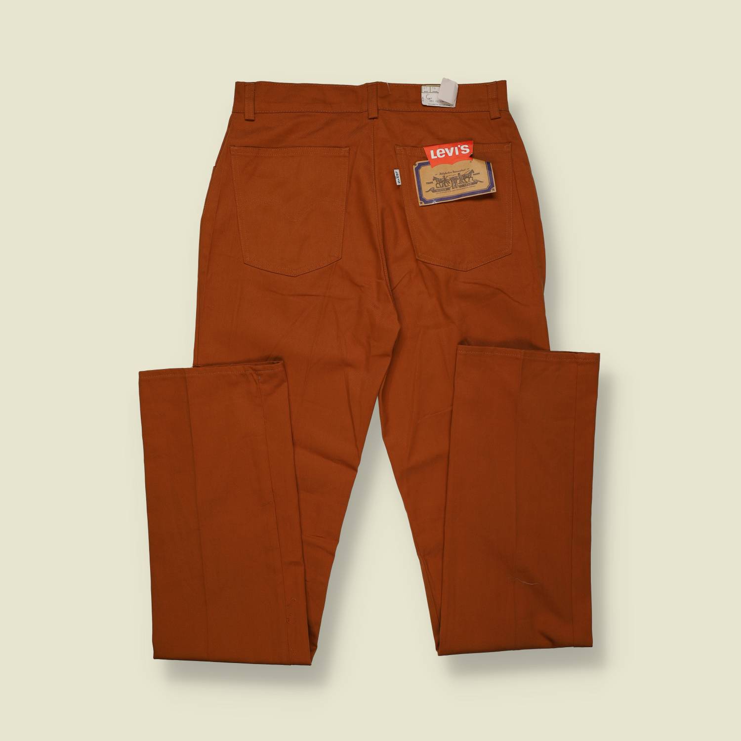 1970s | Levi’s | Deadstock | Lightweight Chino Trousers | Brown – w30