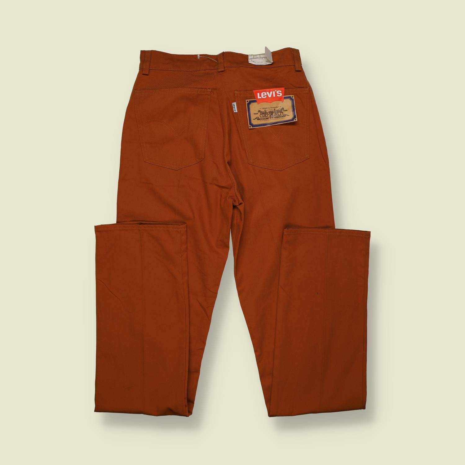 1970s | Levi’s | Deadstock | Lightweight Chino Trousers | Brown – w28