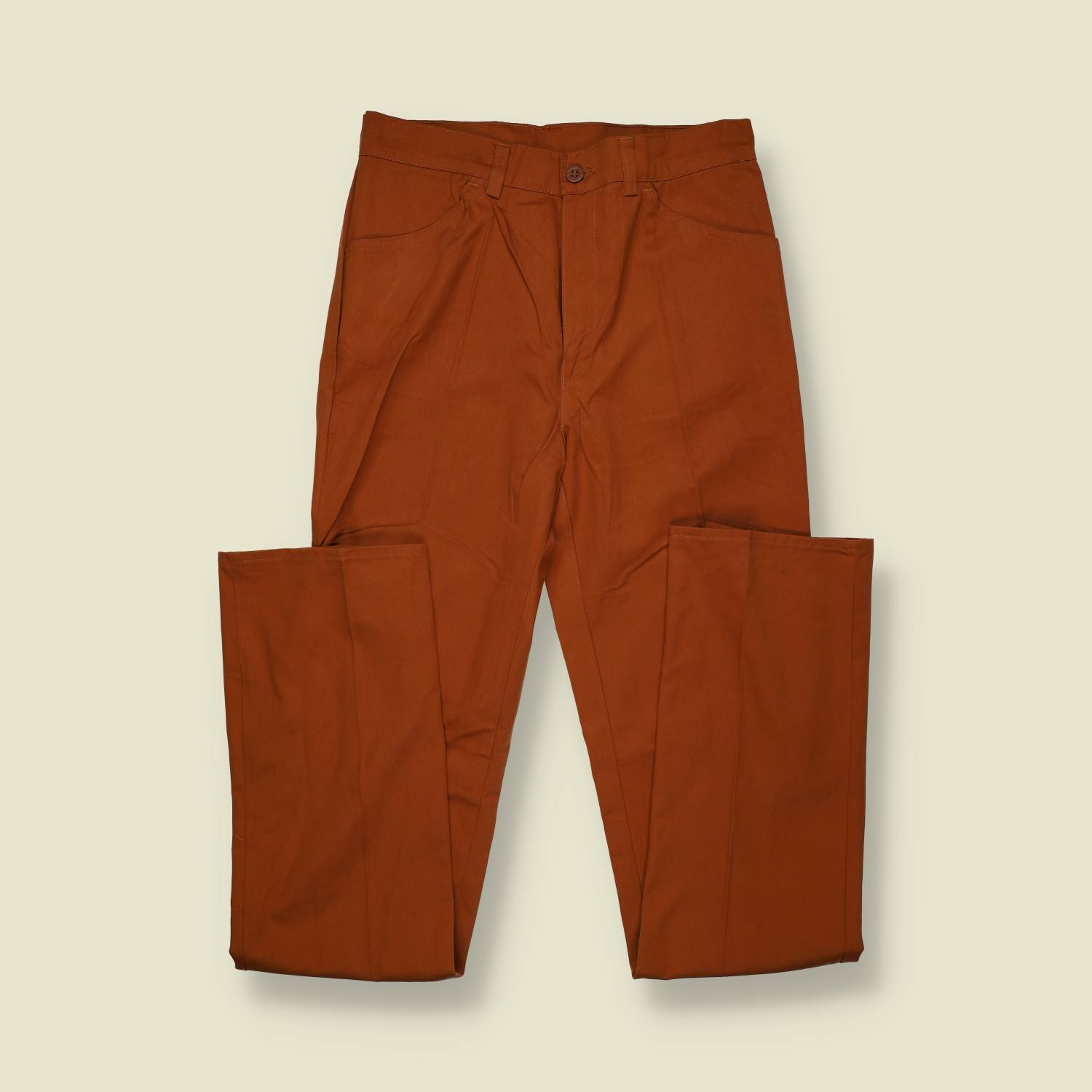 1970s | Levi’s | Deadstock | Lightweight Chino Trousers | Brown – w30