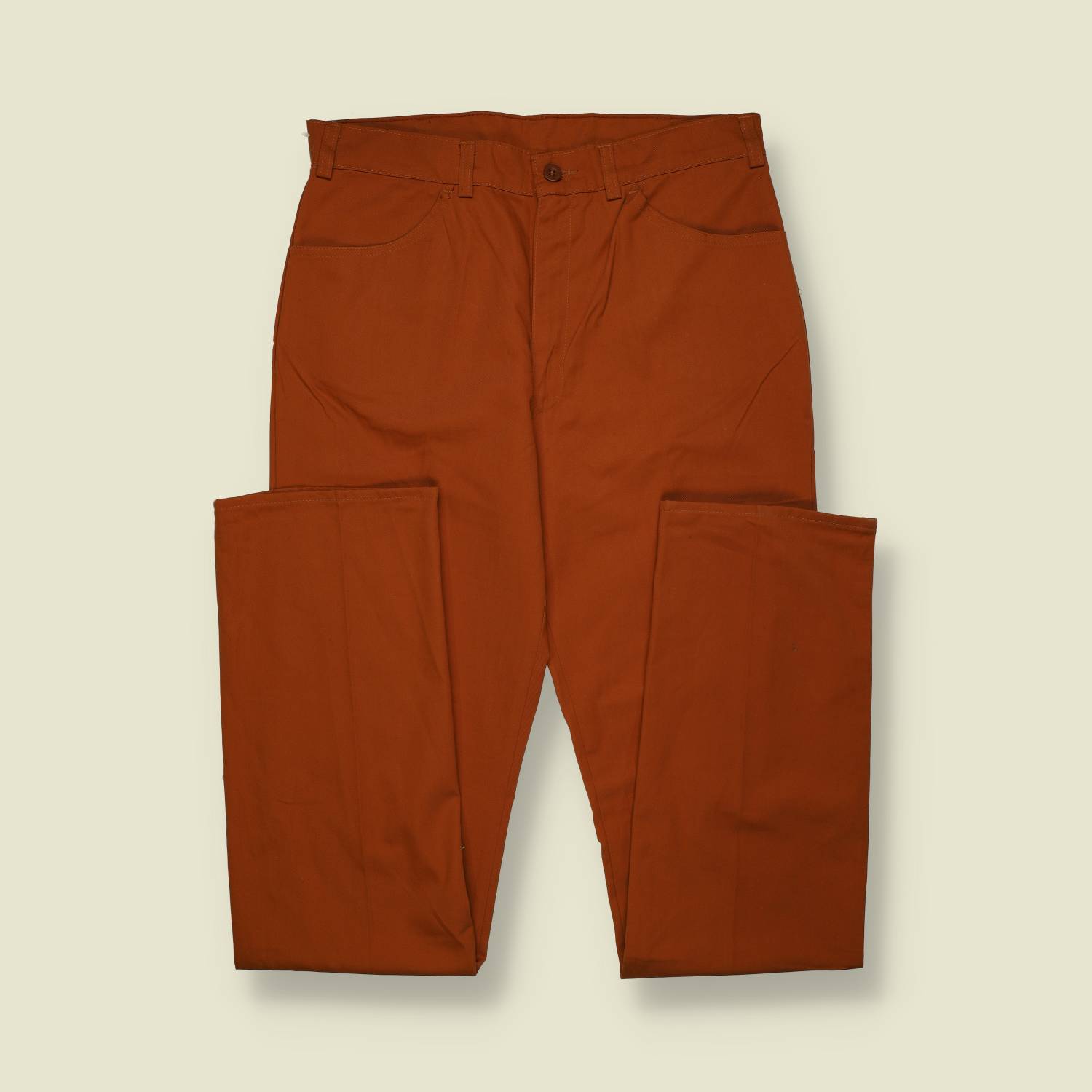 1970s | Levi’s | Deadstock | Lightweight Chino Trousers | Brown – w32