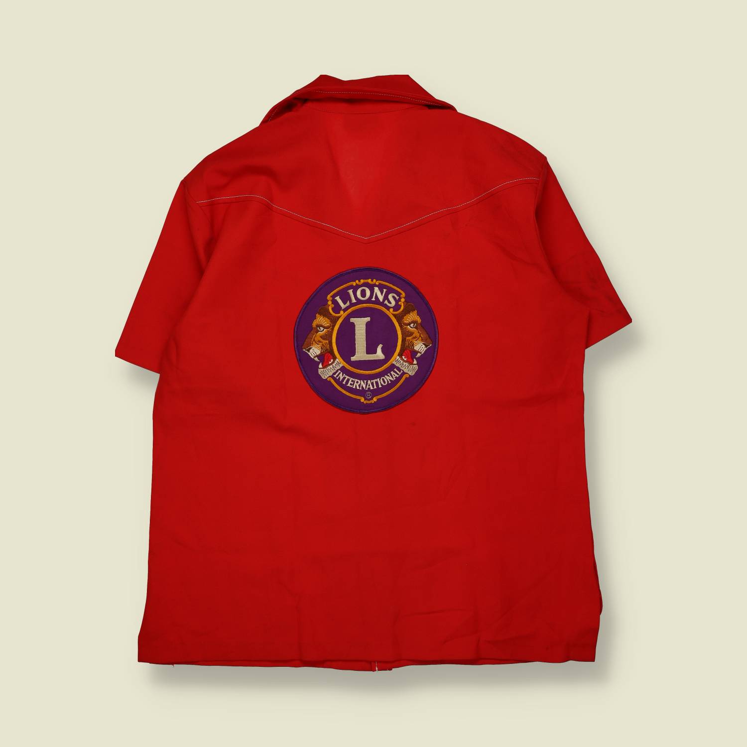 1970s | Unbranded | Patterned Polyester Shirt – XXL