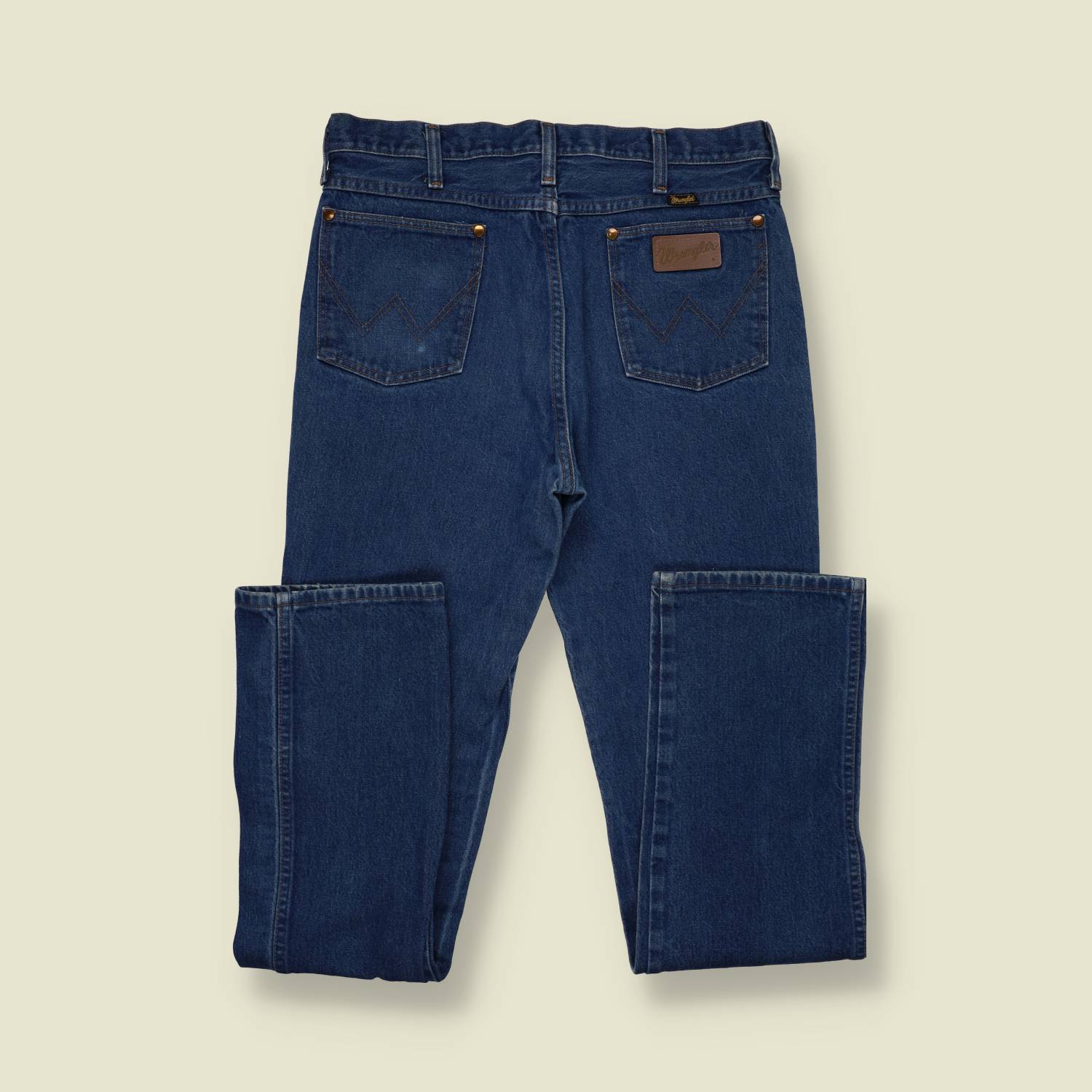 1970s / 1980s | Wrangler | Cowboy Jeans | Made in USA | Indigo Denim – w32