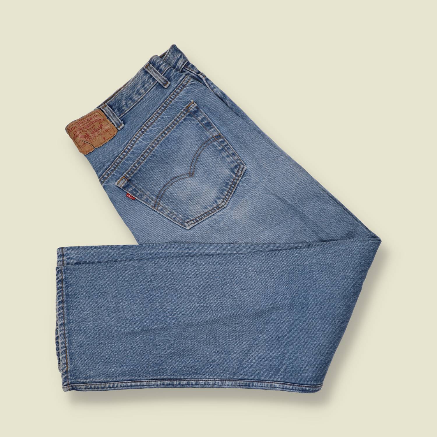 1990s | Levi's 501 | Made in USA | Light Blue Wash Jeans - w36
