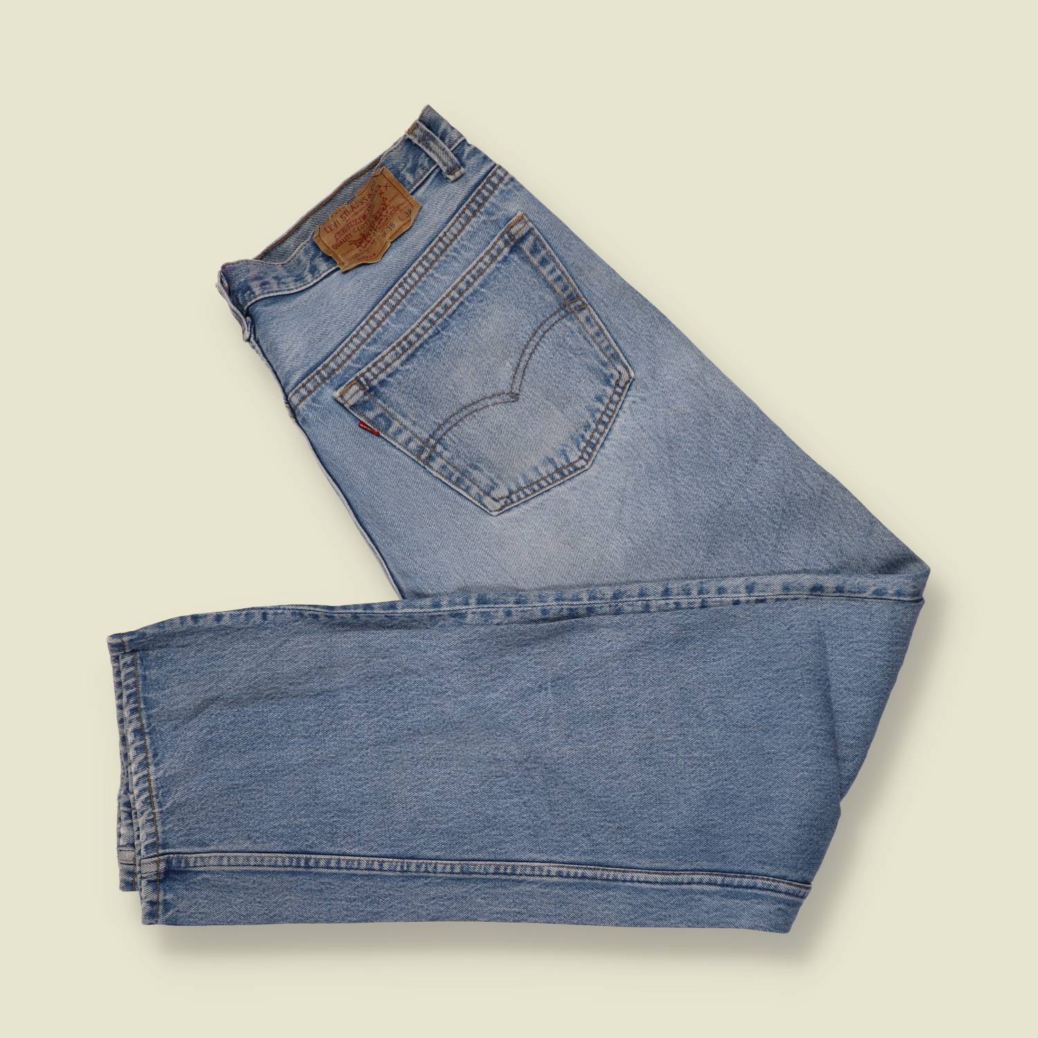1990s | Levi's 501 | Made in USA | Light Blue Wash Jeans - w36