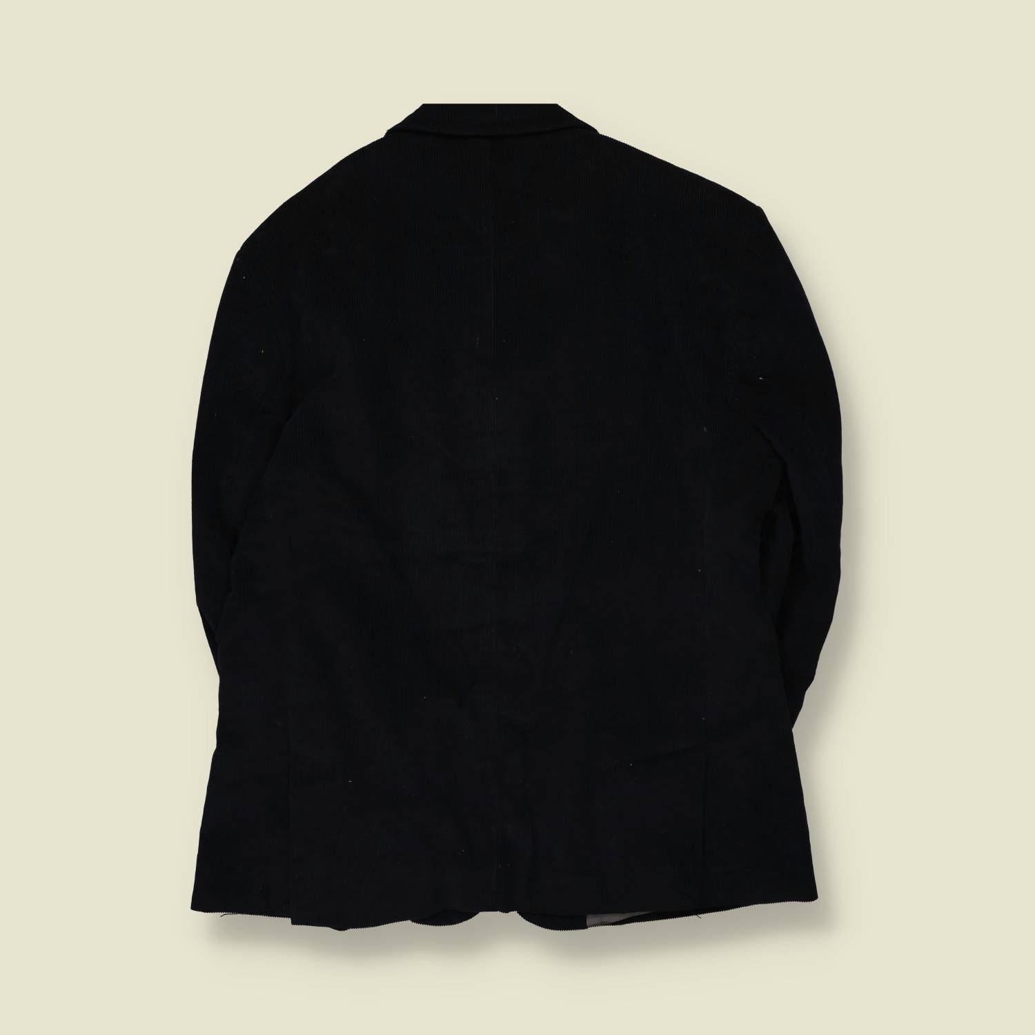 1990s | Angelo Litrico | Corduroy Blazer | Black - XL