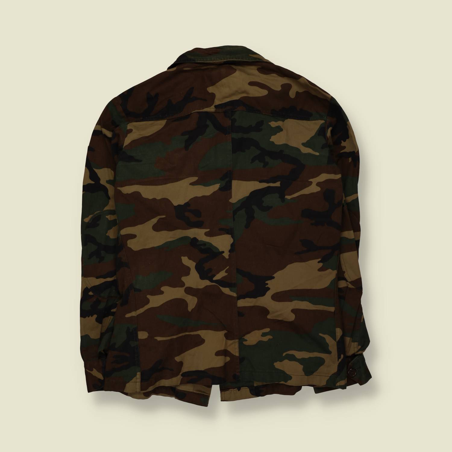 1993 | Italian Army | Woodland Camo Shirt Jacket - S