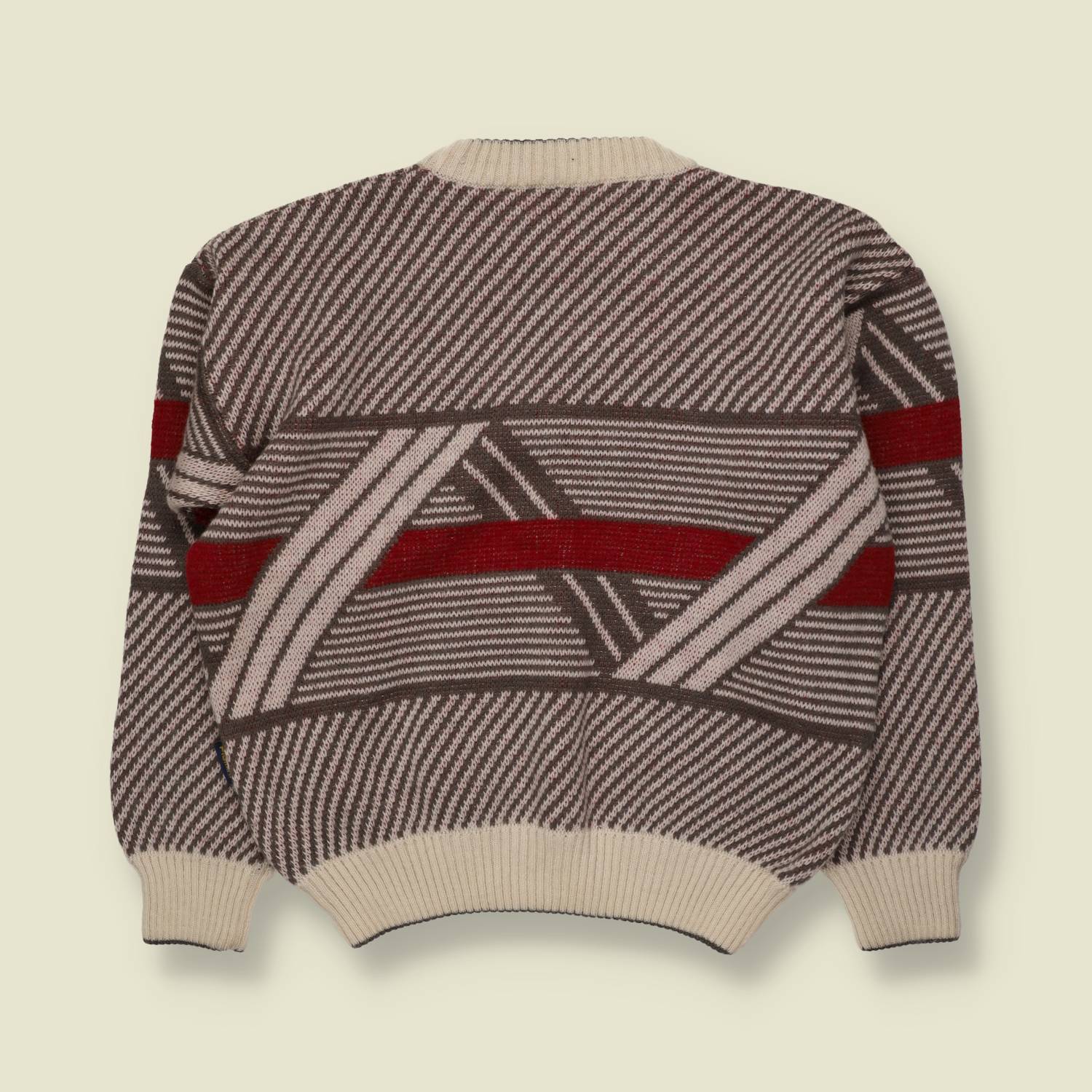 1980s | Giessa Piumini | Knit Jumper | Cream Brown - L