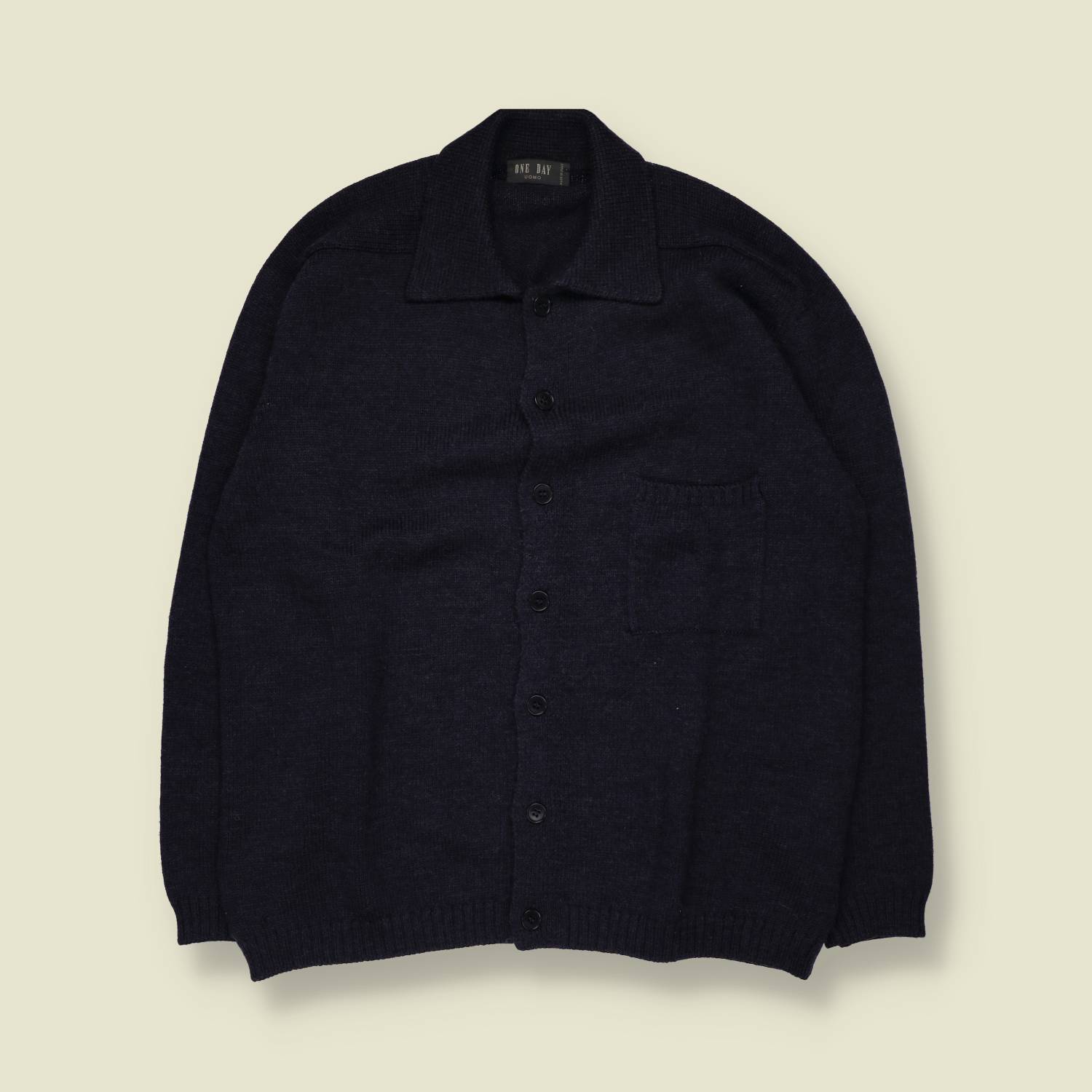1980s | One Day | Cardigan | Grey - L