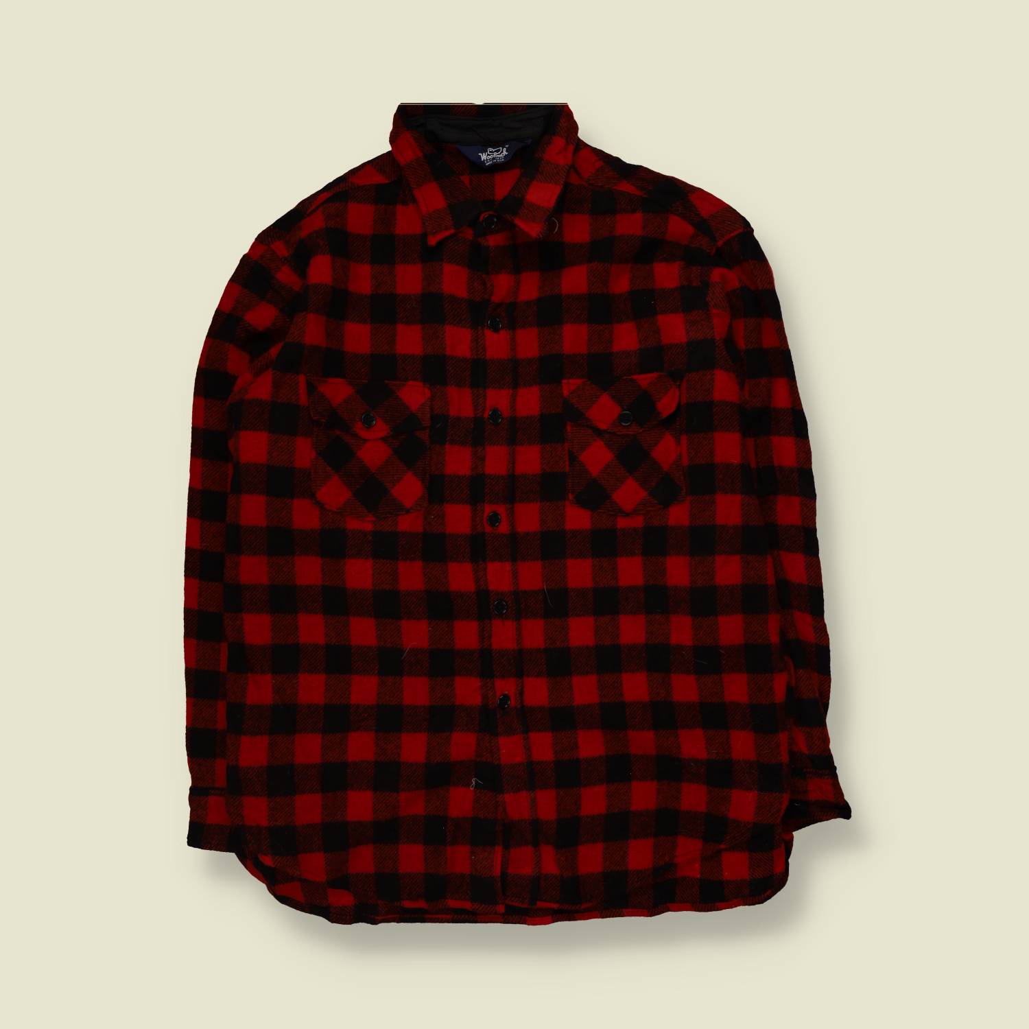1990s | Woolrich | Shirt | Red/Black Buffalo Check | Made in USA - XXL