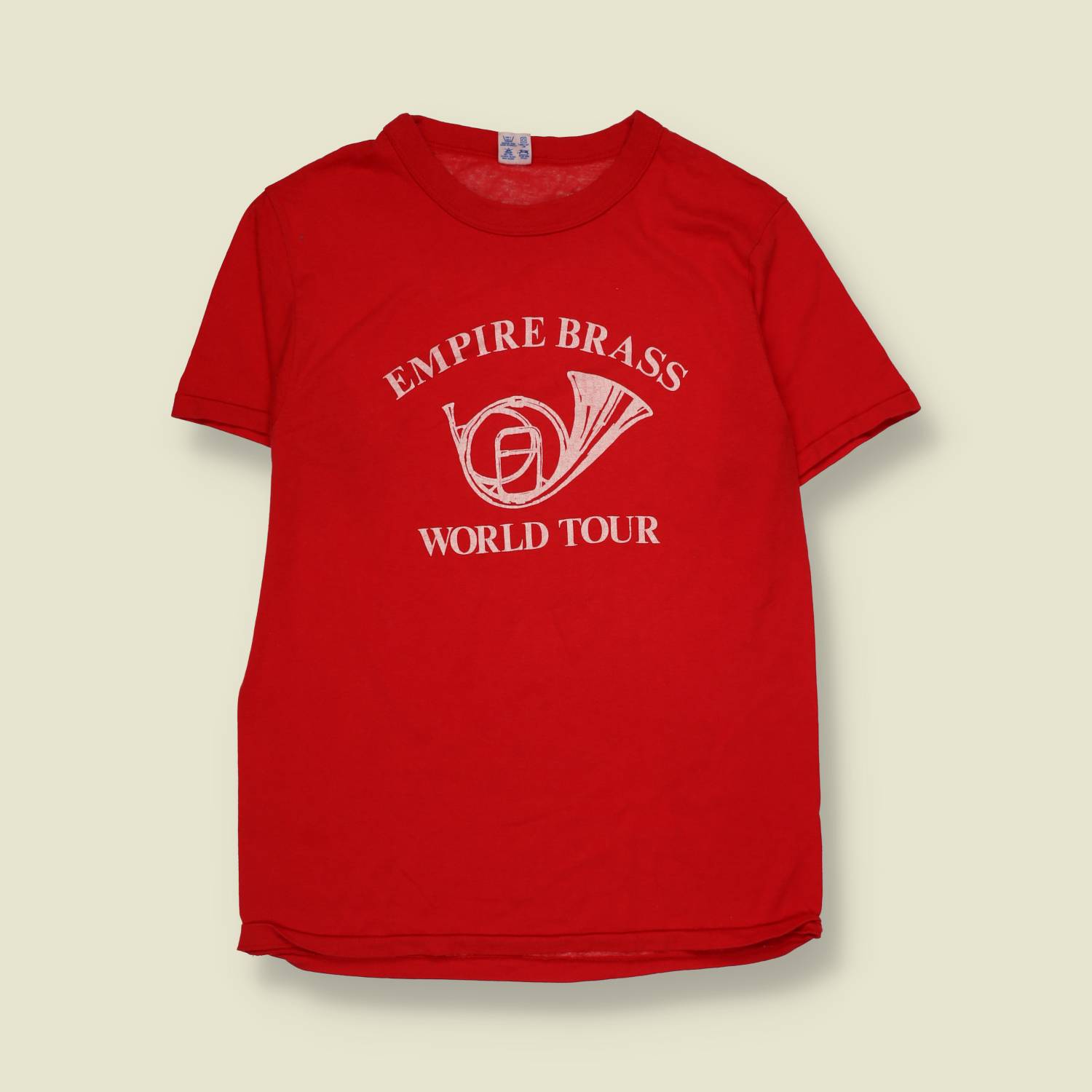 1980s | Champion | Empire Brass World Tour T-Shirt | Red - XS
